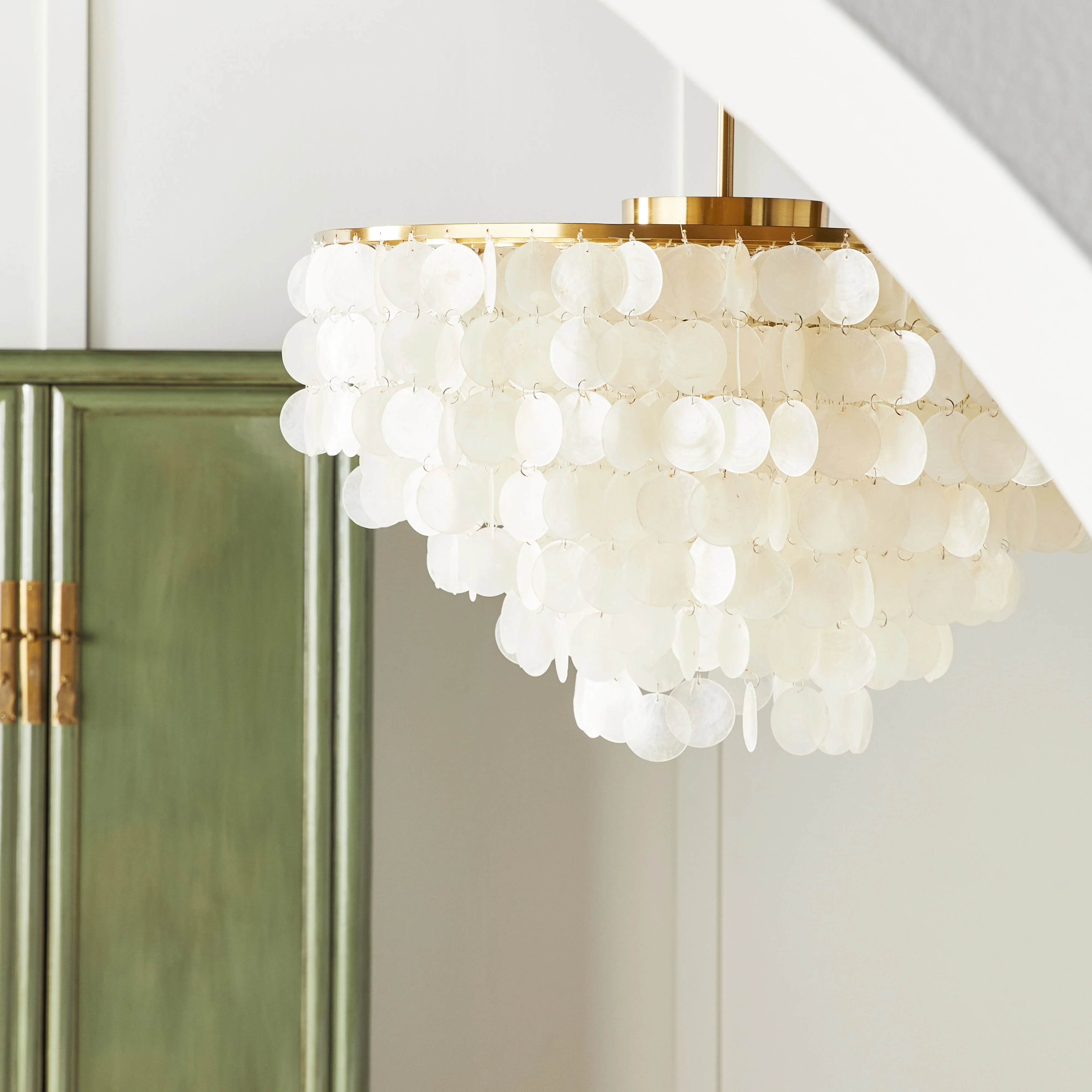 Mirella 6 Light Capiz Chandelier 65x50cm - Image 3