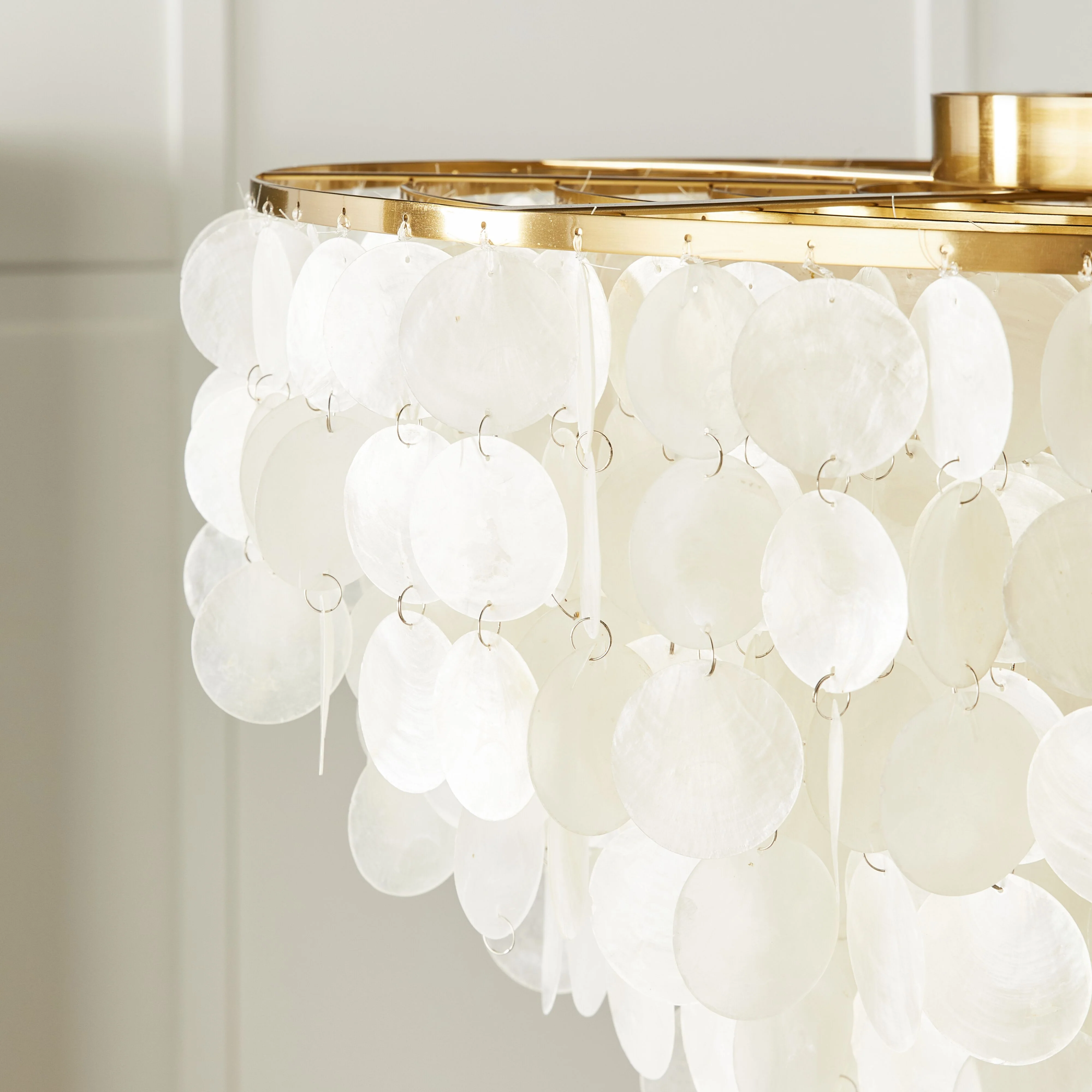 Mirella 6 Light Capiz Chandelier 65x50cm - Image 4
