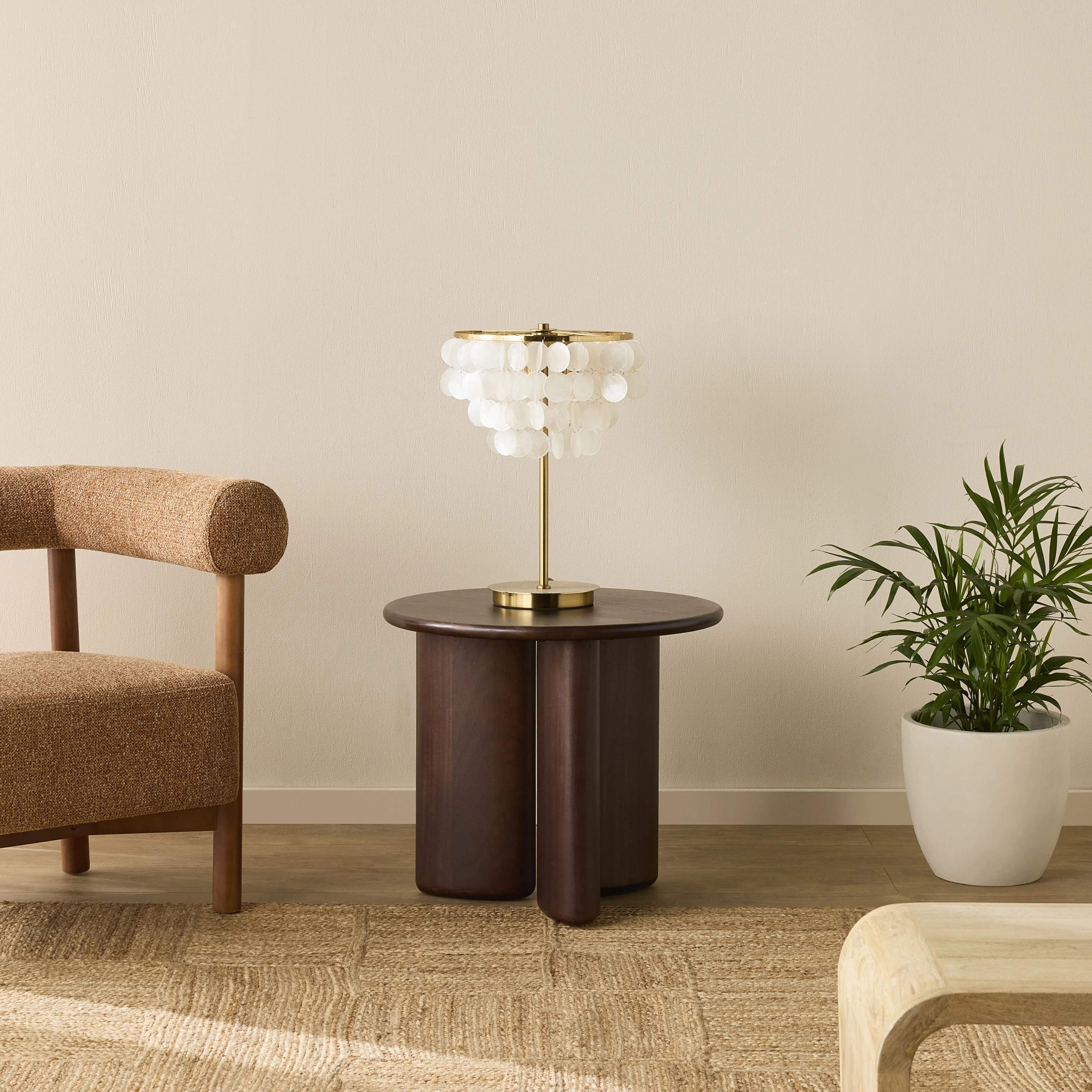 Mirella Capiz Table Lamp 49cm - Image 5