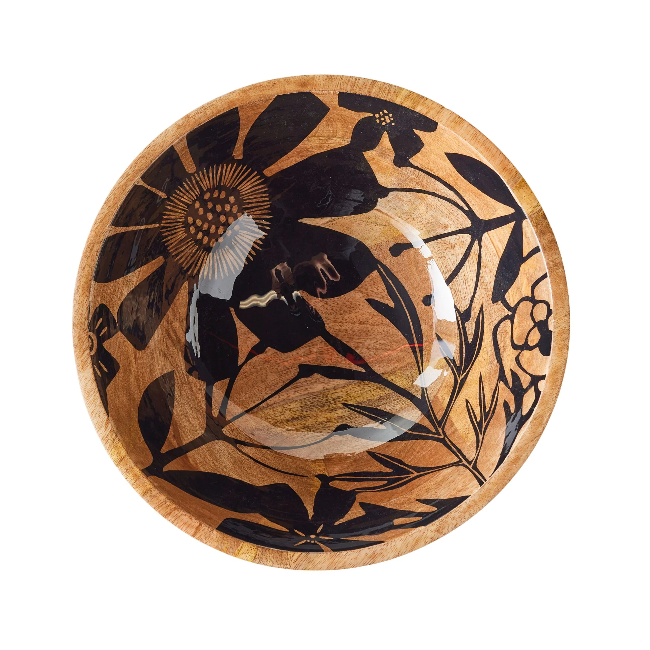 Moana Floral Salad Bowl 30x30x11cm - Image 2