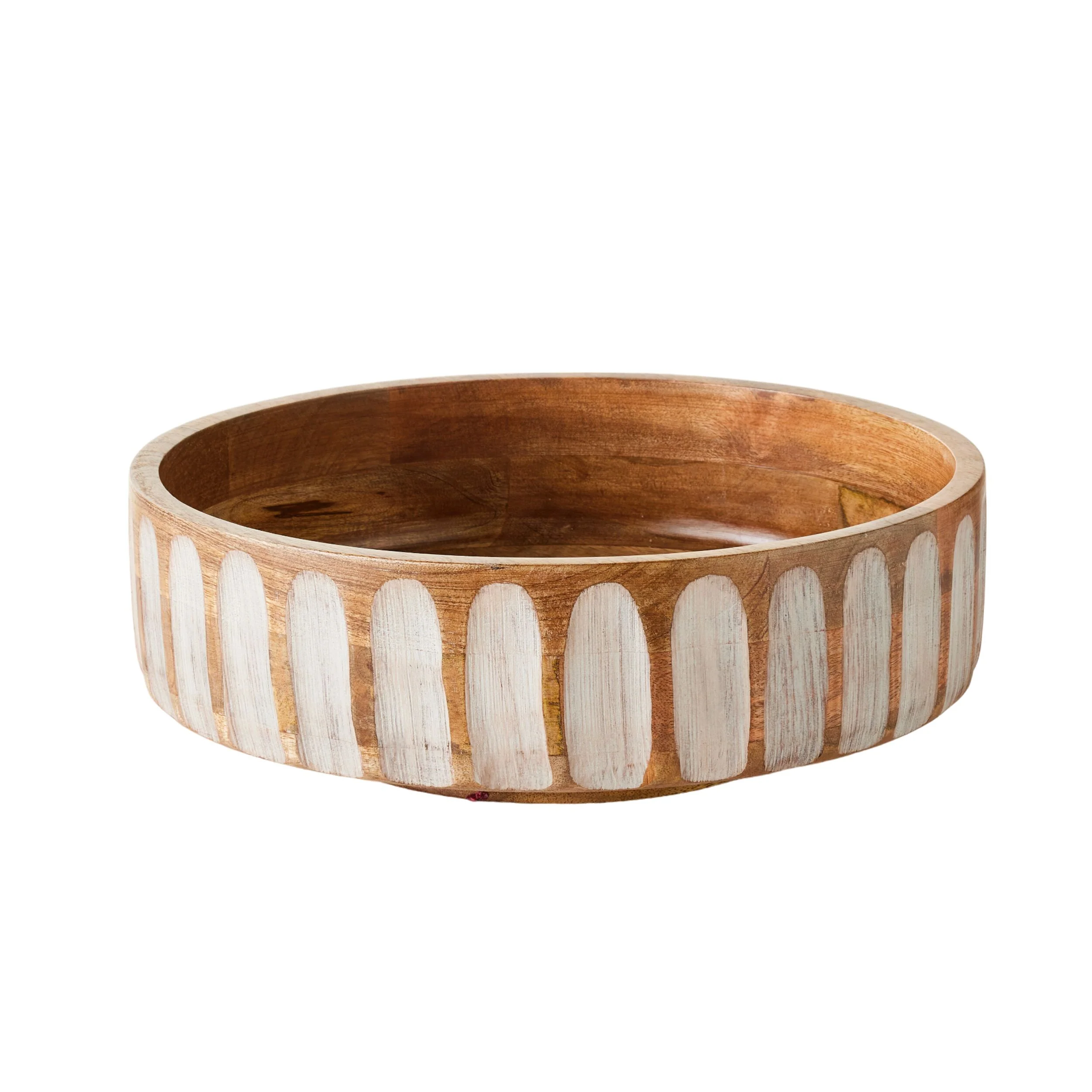Moana Salad Bowl White 35x35x12cm - Image 3