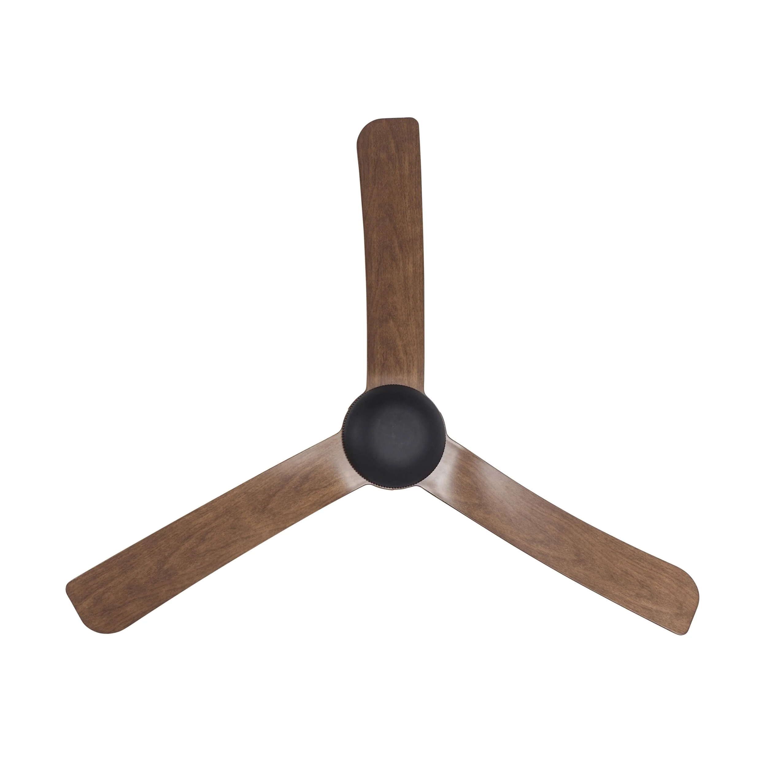 Moreton Indoor/Outdoor DC Ceiling Fan with Remote - Black & Hickory Finish 132cm - Image 3