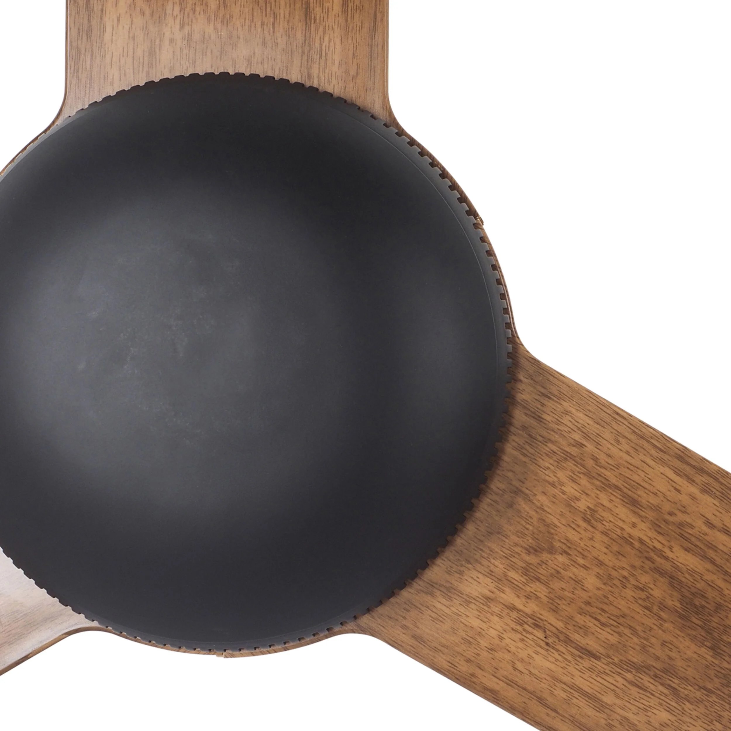 Moreton Indoor/Outdoor DC Ceiling Fan with Remote - Black & Hickory Finish 132cm - Image 4