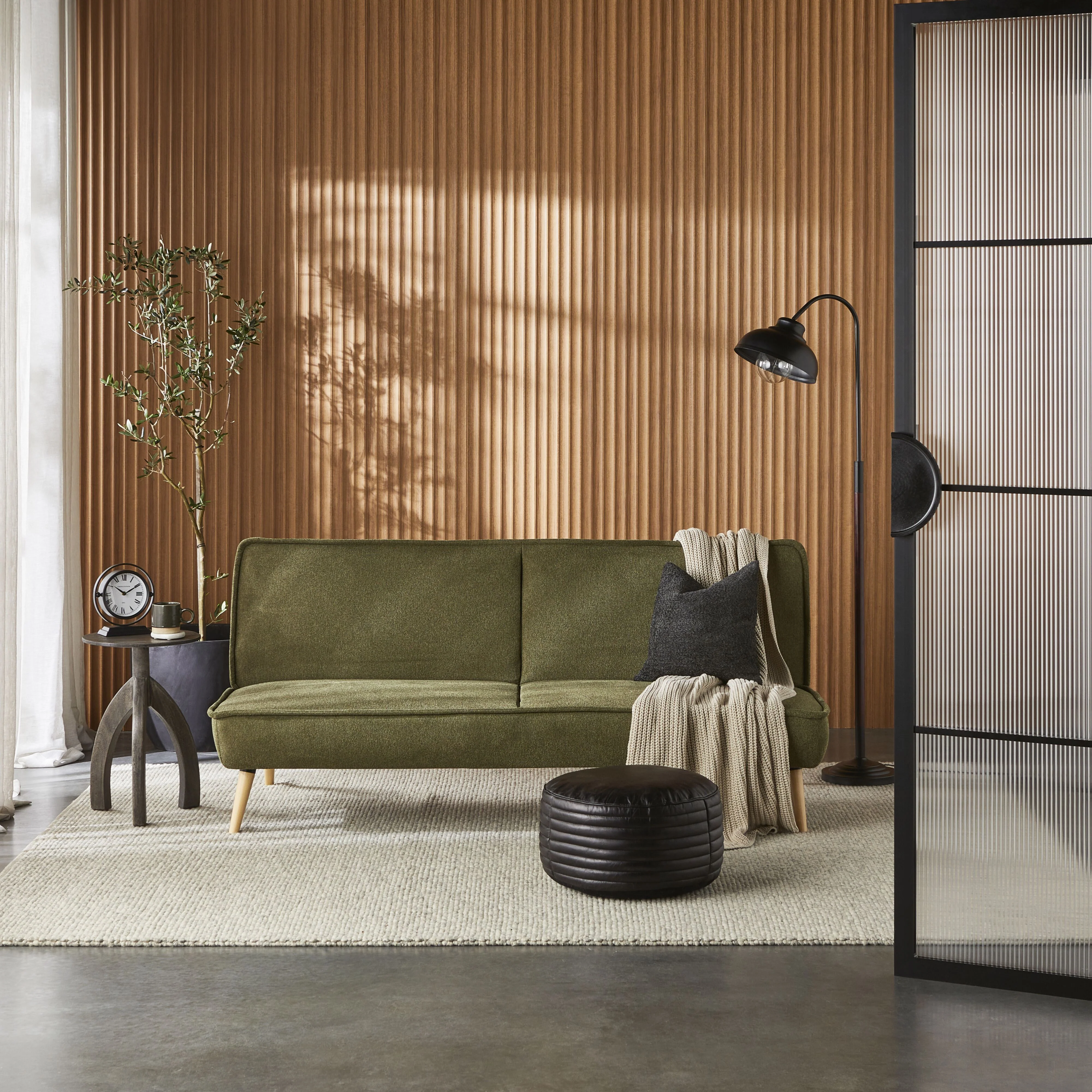Moreton Sofa Bed Olive Green - Image 10