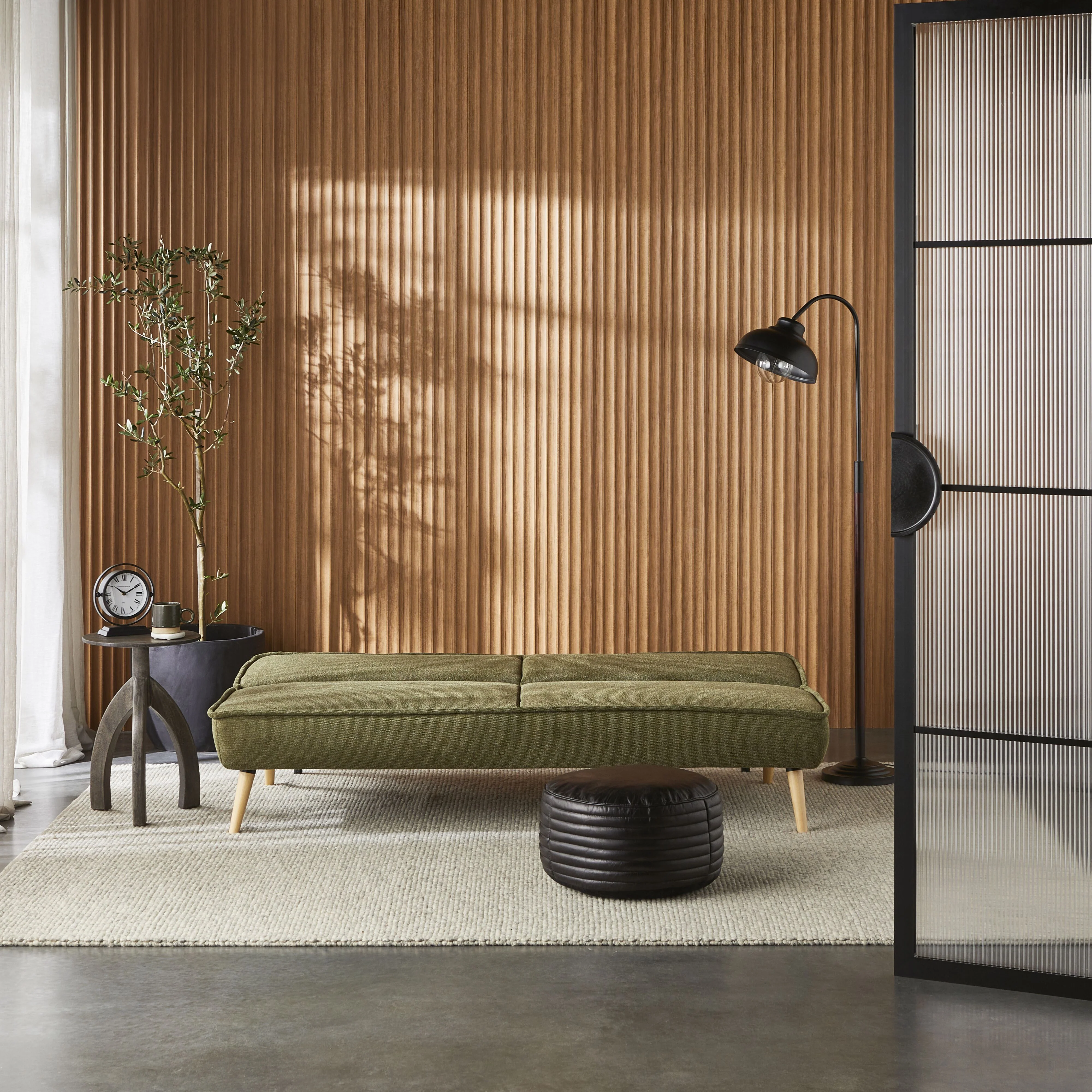 Moreton Sofa Bed Olive Green - Image 11