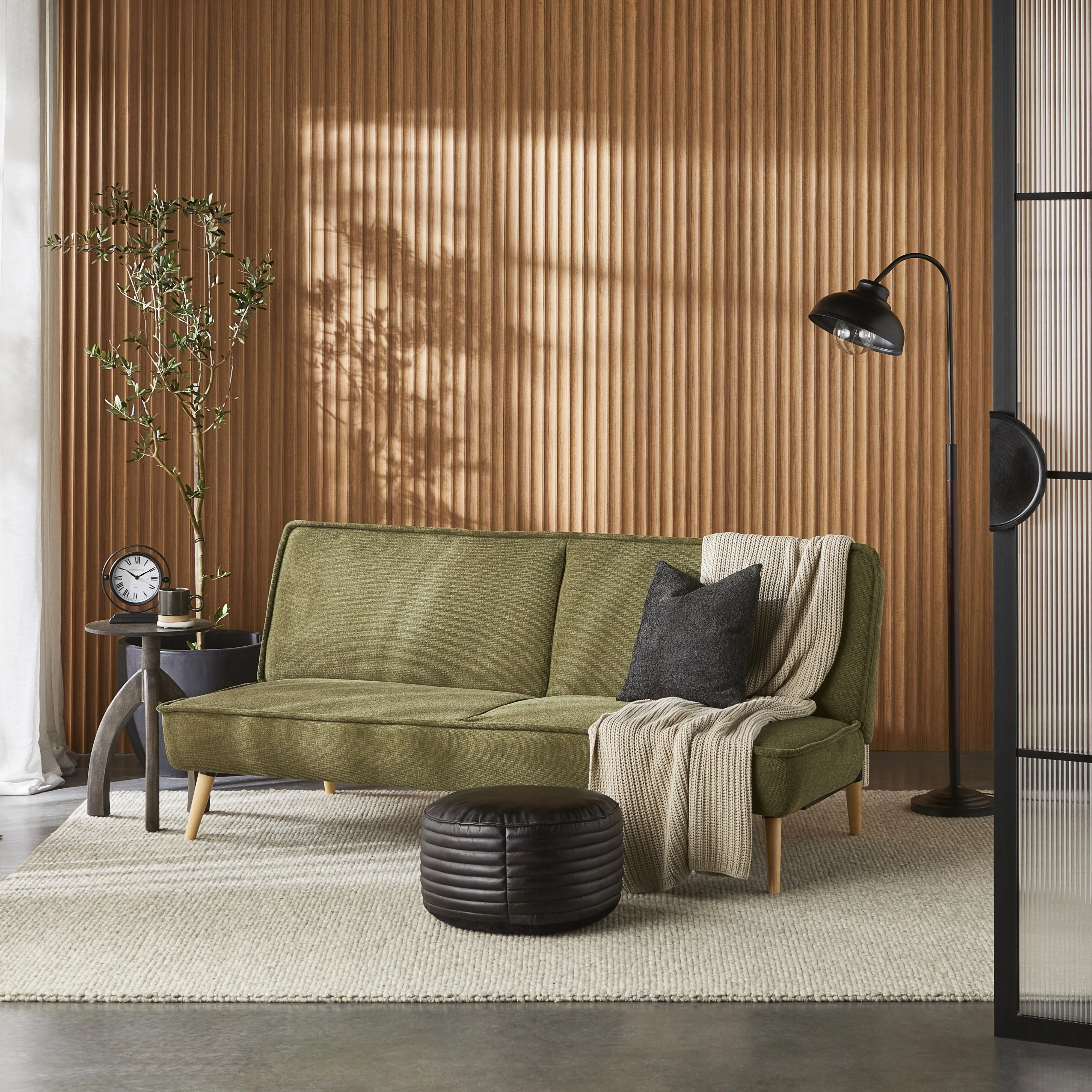 Moreton Sofa Bed Olive Green - Image 14