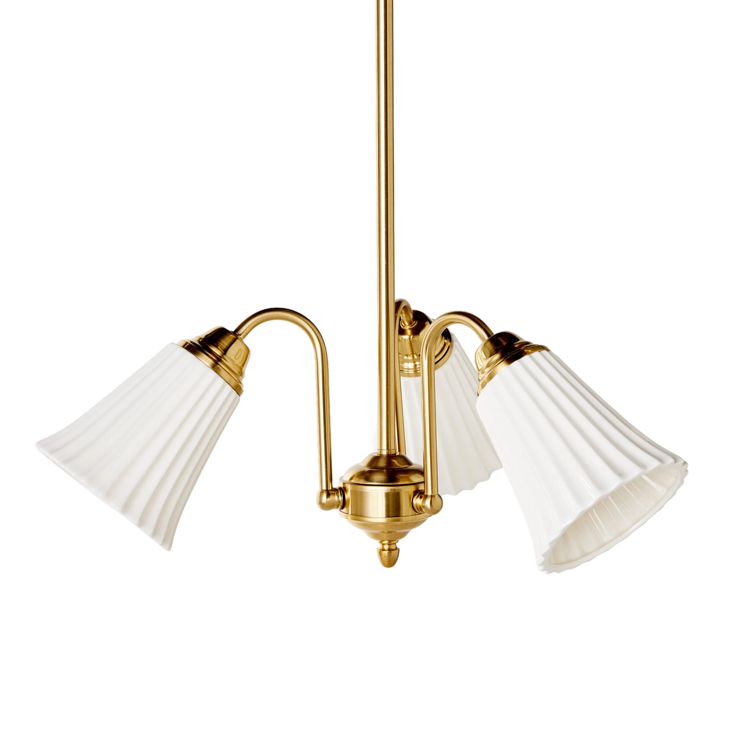 Mossman Porcelain 3 Light Pendant Ivory 50x93cm - Image 2