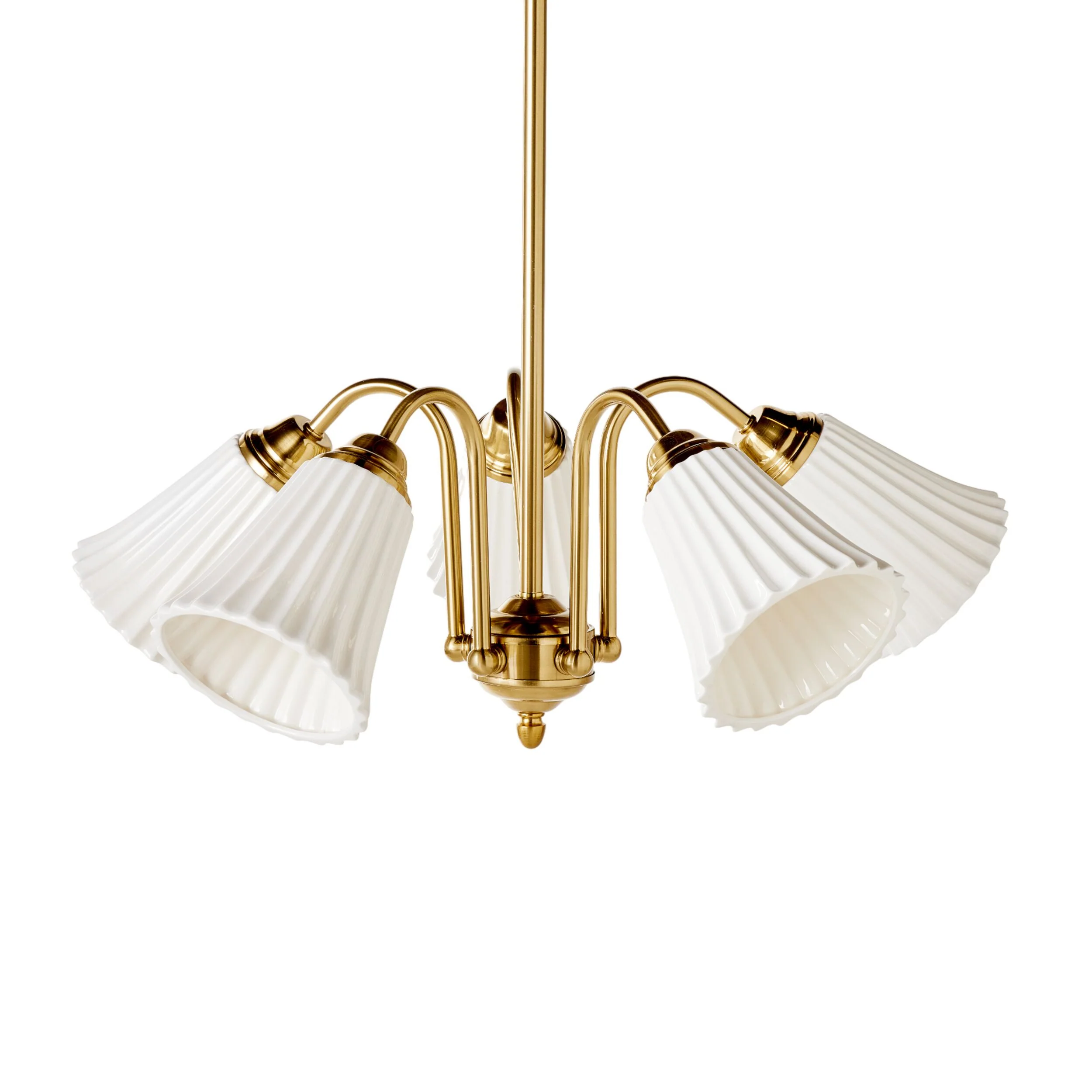 Mossman Porcelain 5 Light Pendant Ivory 60x93cm - Image 2