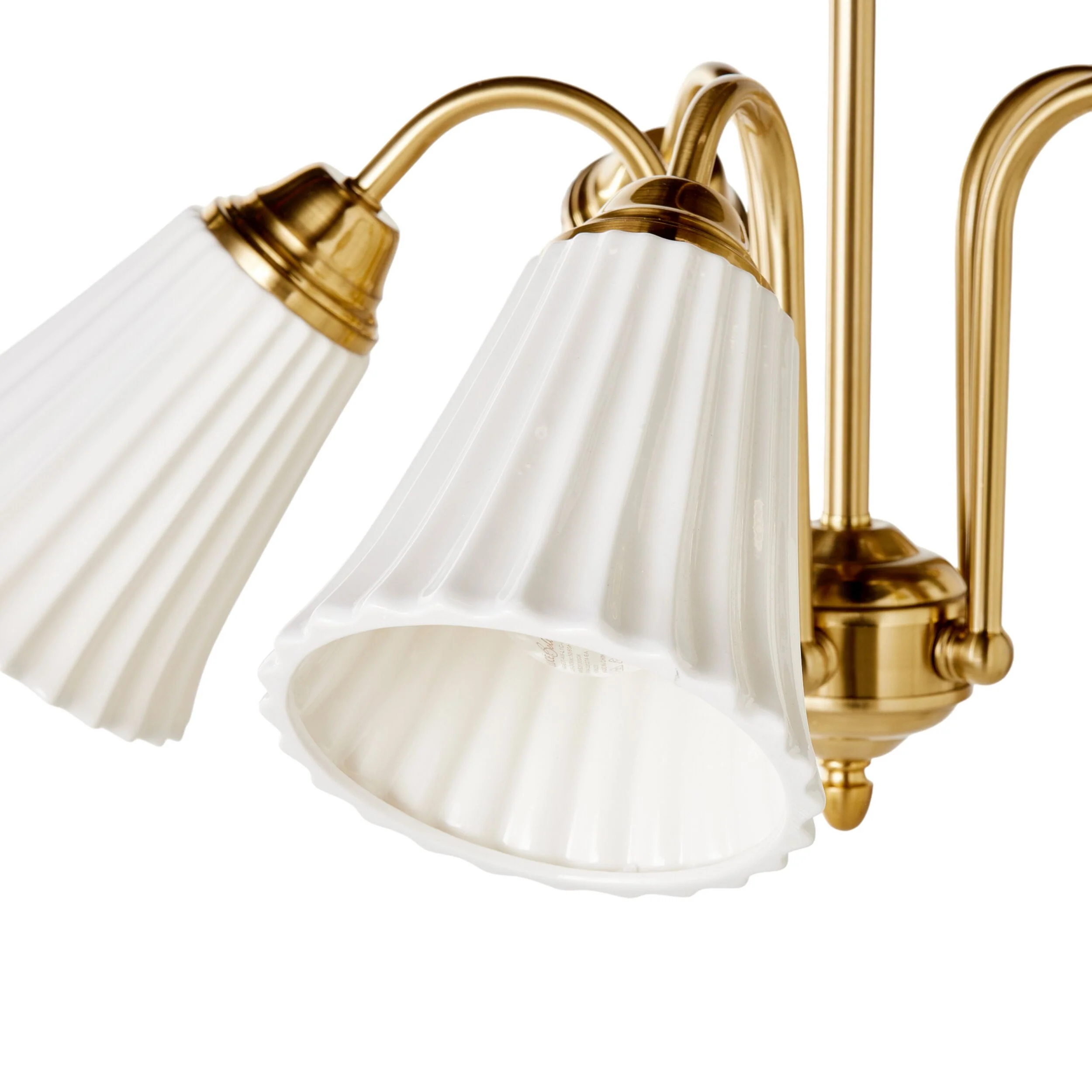 Mossman Porcelain 5 Light Pendant Ivory 60x93cm - Image 3