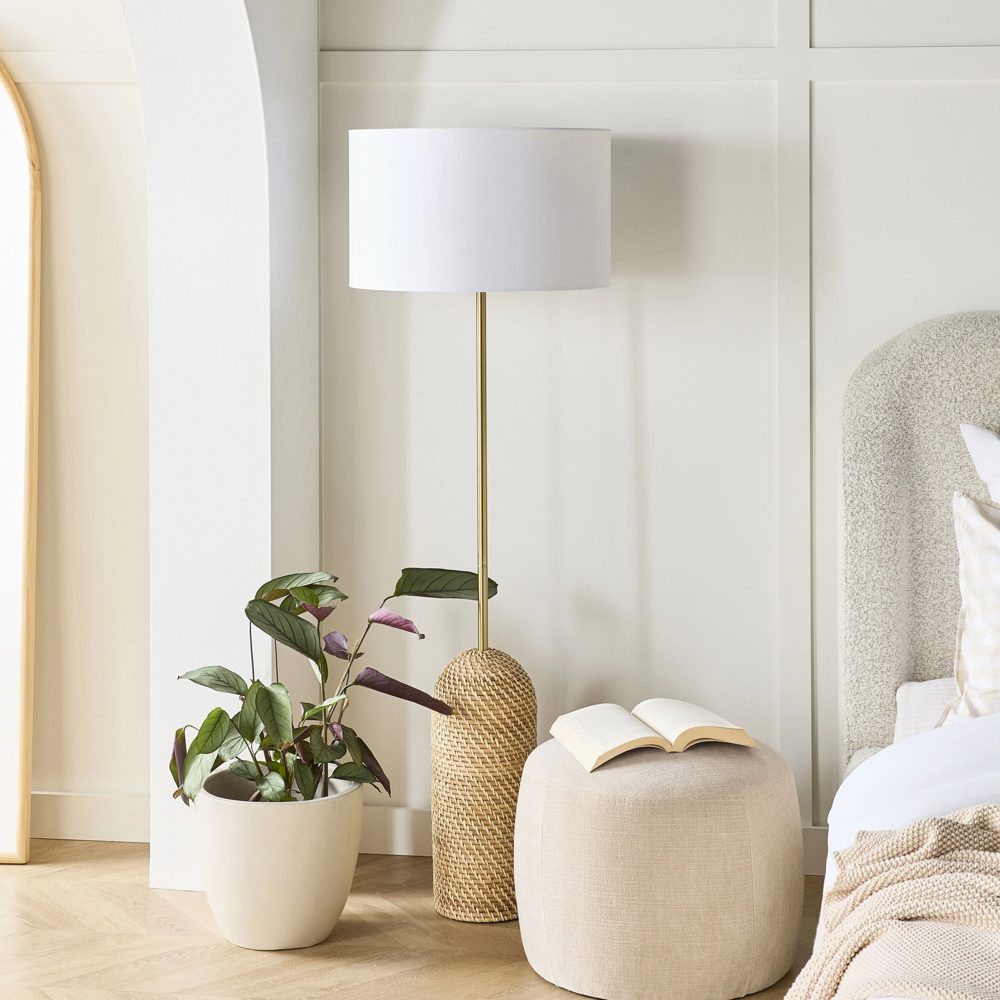 Mya Rattan Floor Lamp 150cm - Image 4