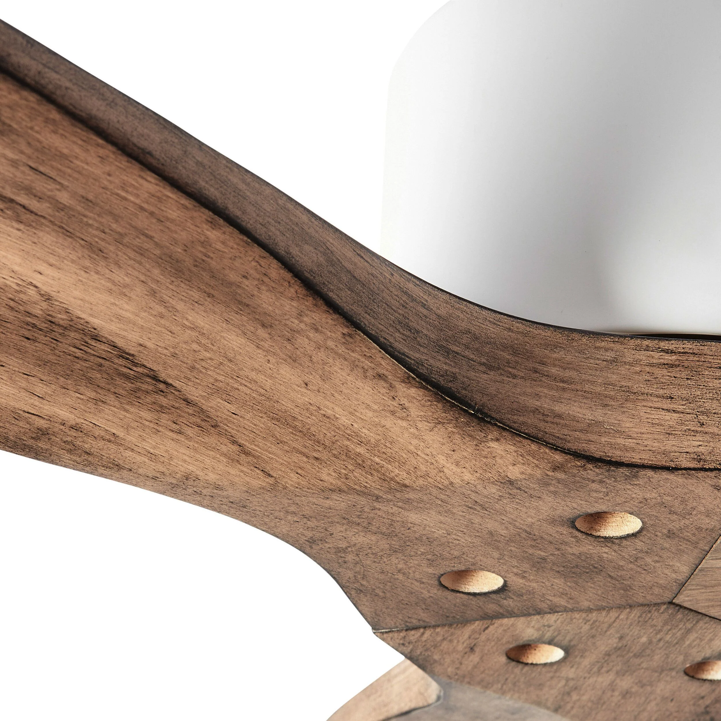 Nadi Indoor DC Ceiling Fan with Remote - White & Ash Wood 122cm - Image 4
