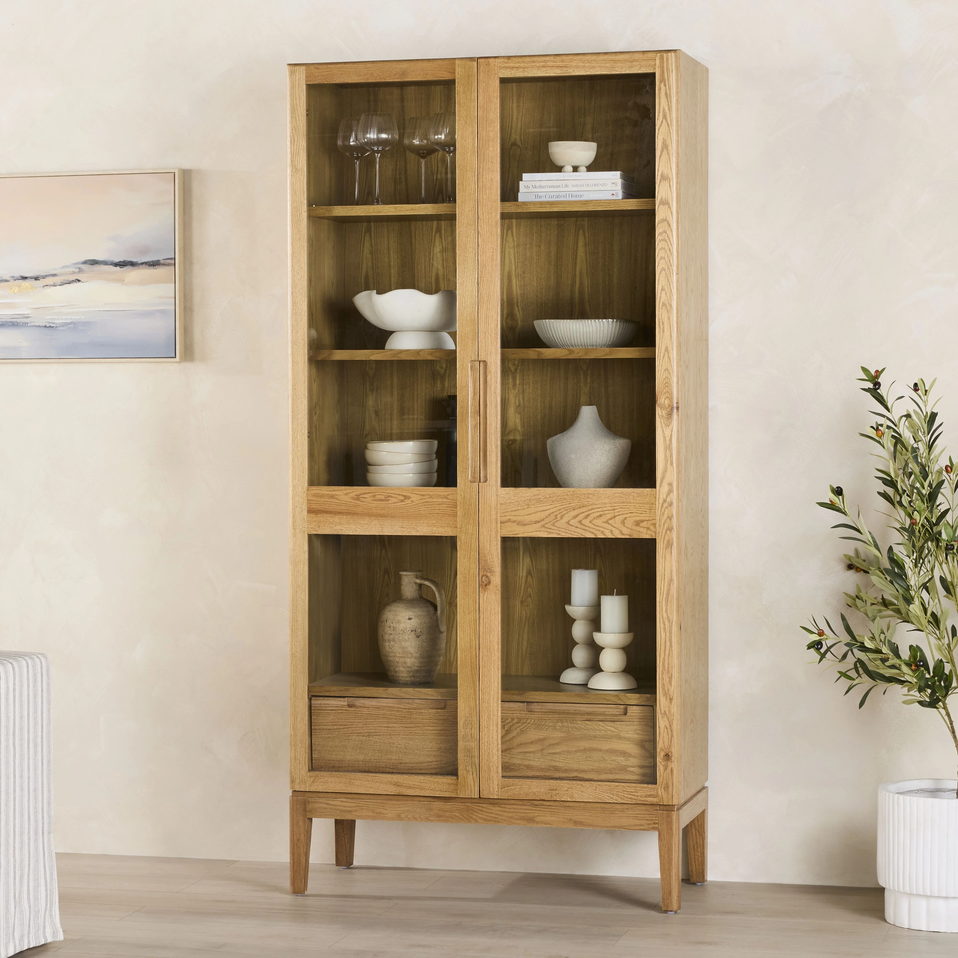 Nala Display Cabinet 100x210cm - Image 10