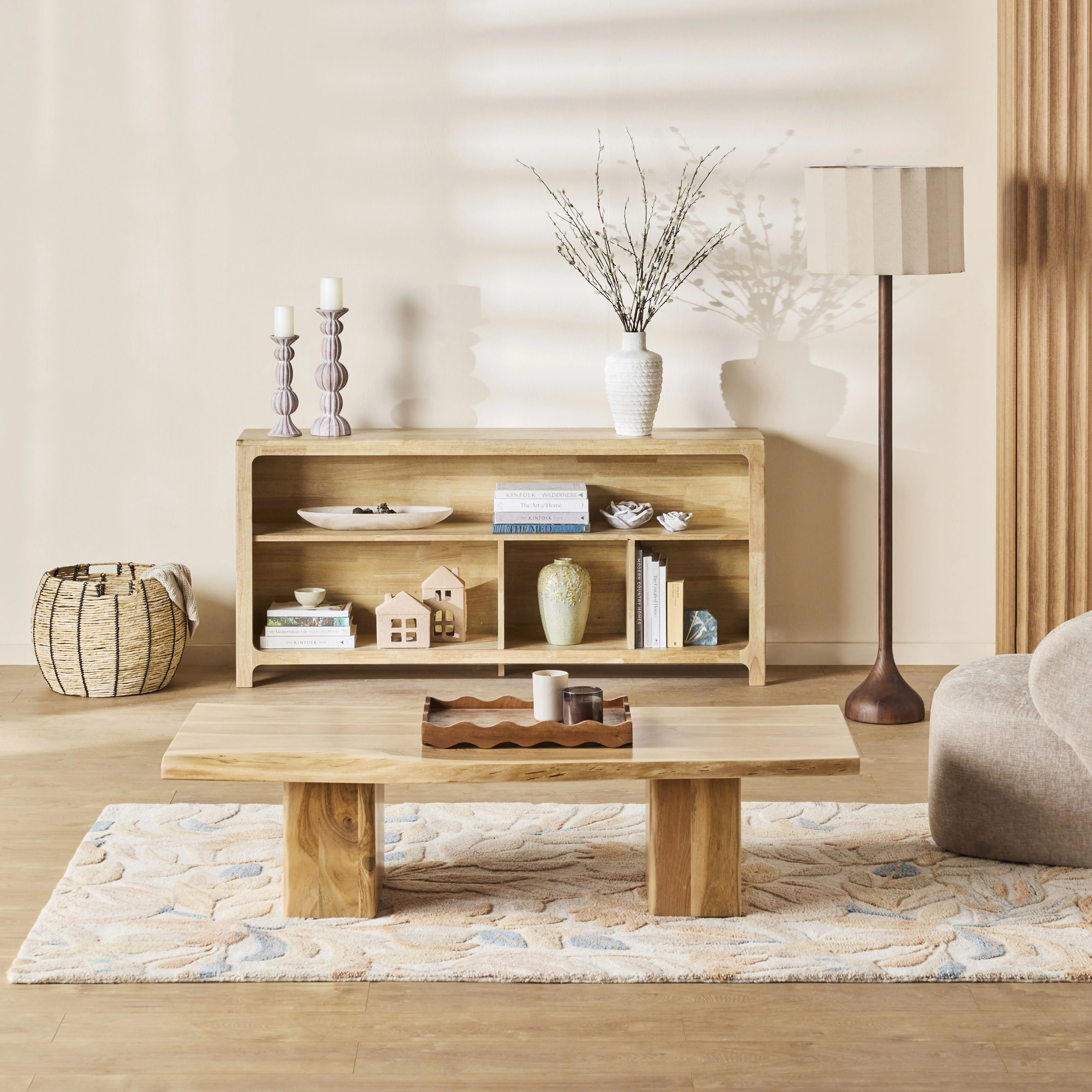 Natural Bloom Wool Rug 150x240cm - Image 4
