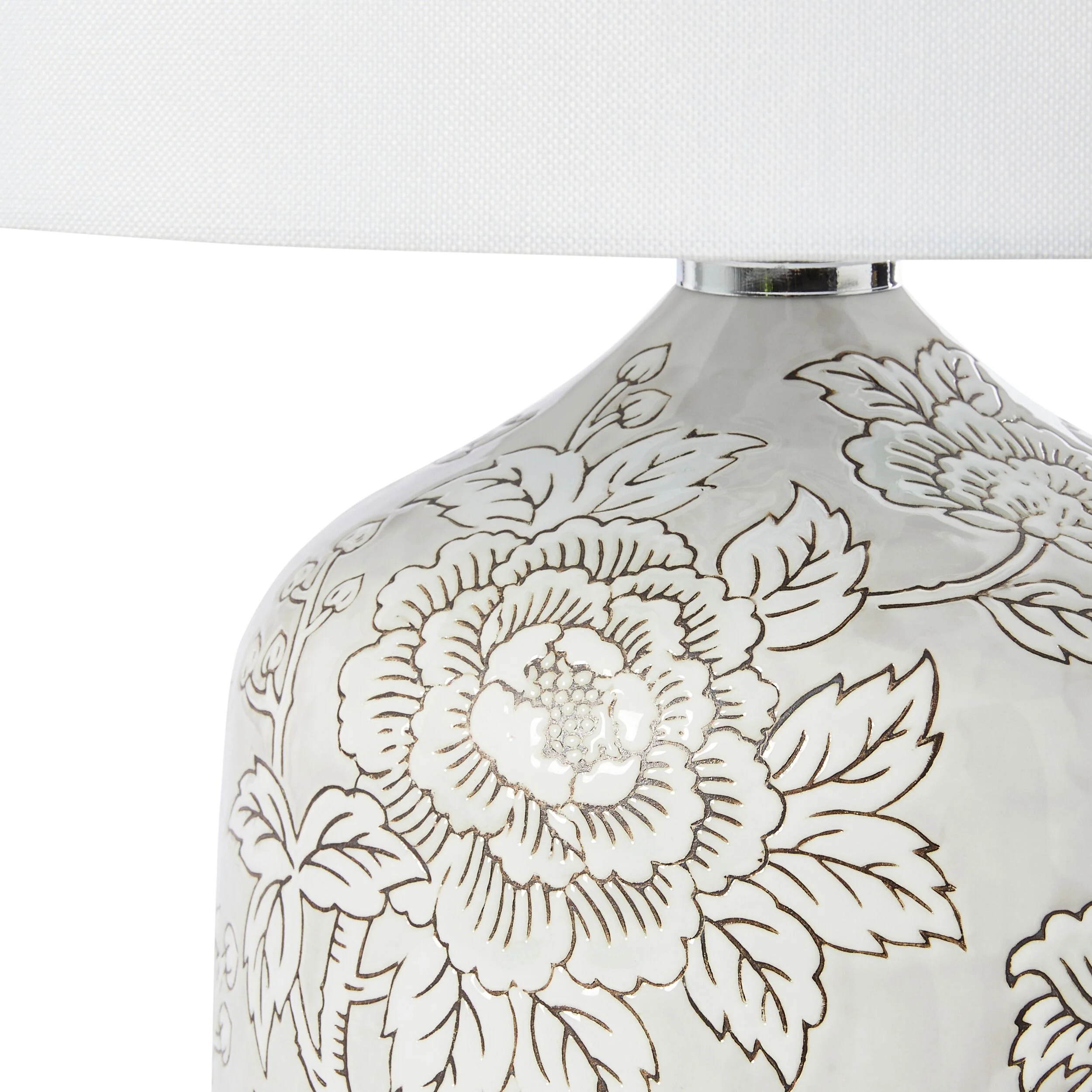 Natural Hues Floral Table Lamp 61cm - Image 2