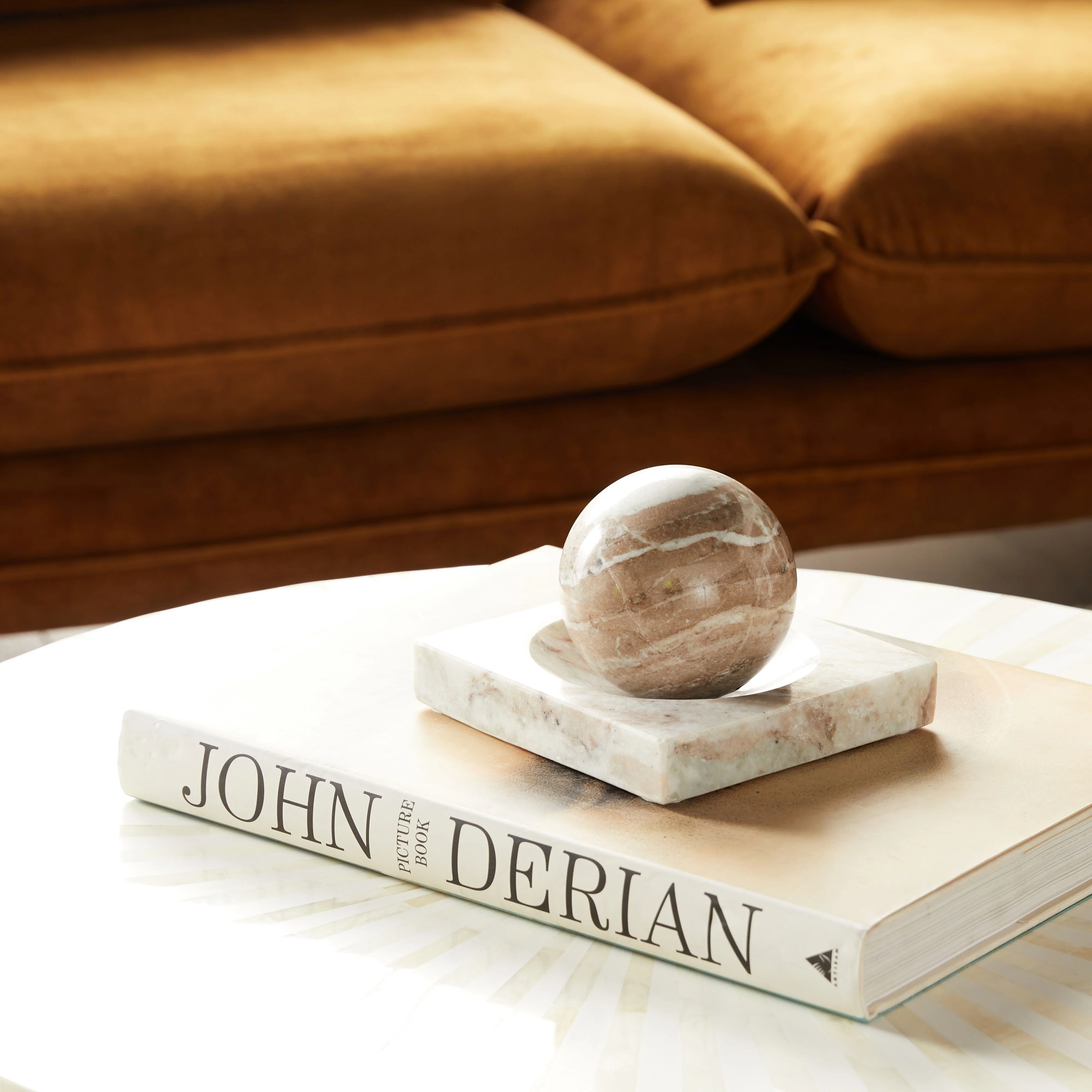 Natural Marble Ball 10cm - Image 3