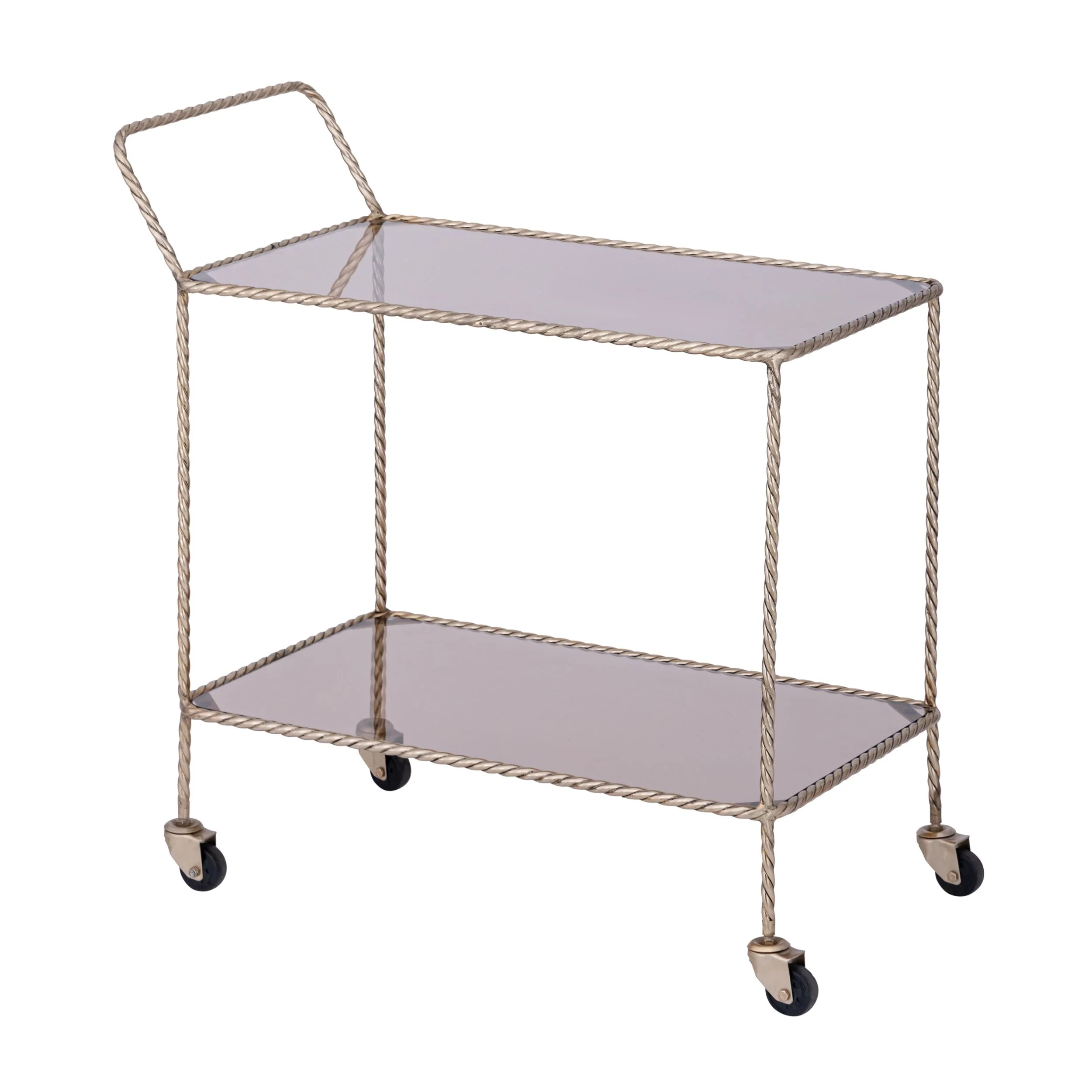 Nautilus Iron Drinks Trolley Gold - Image 2