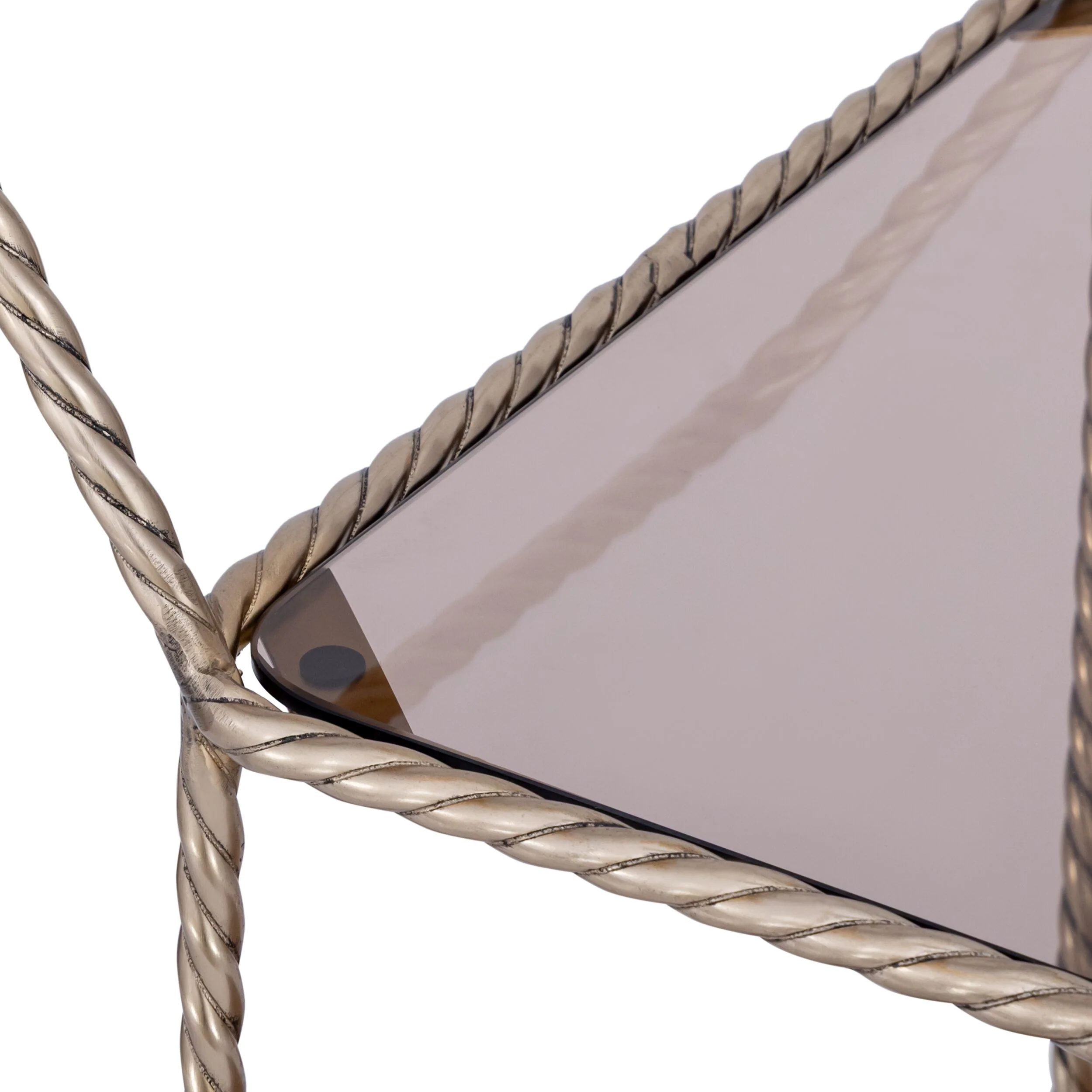 Nautilus Iron Drinks Trolley Gold - Image 3