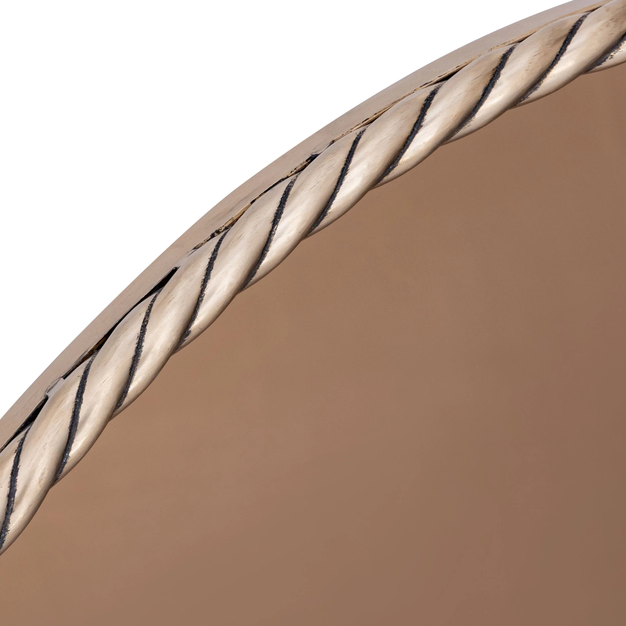 Nautilus Round Metal Mirror Brass 75cm - Image 2