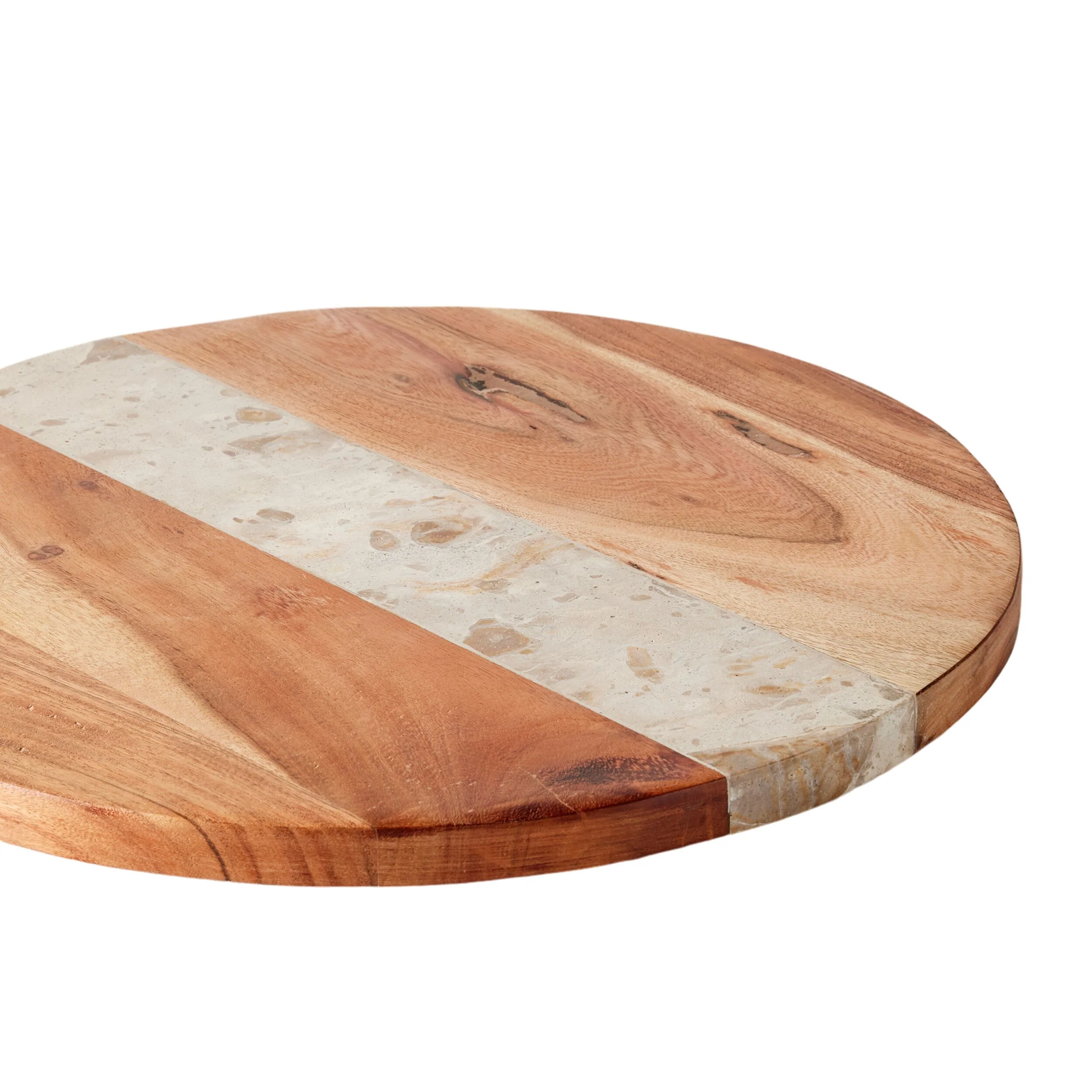 Naxian Acacia Wooden Chopping Board 40x40x2cm - Image 3
