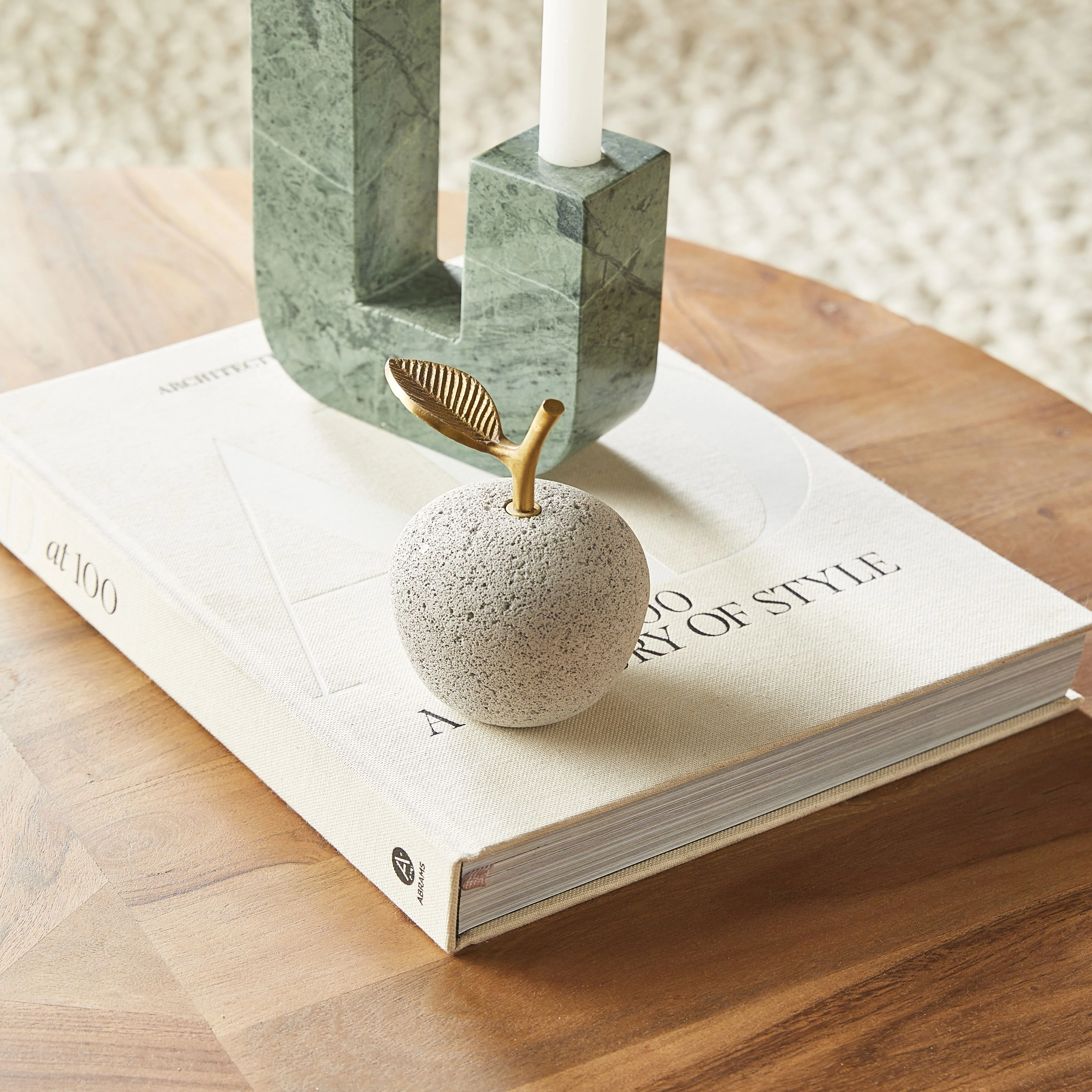 Naxian Apple Concrete With Brass Leaf - Image 3