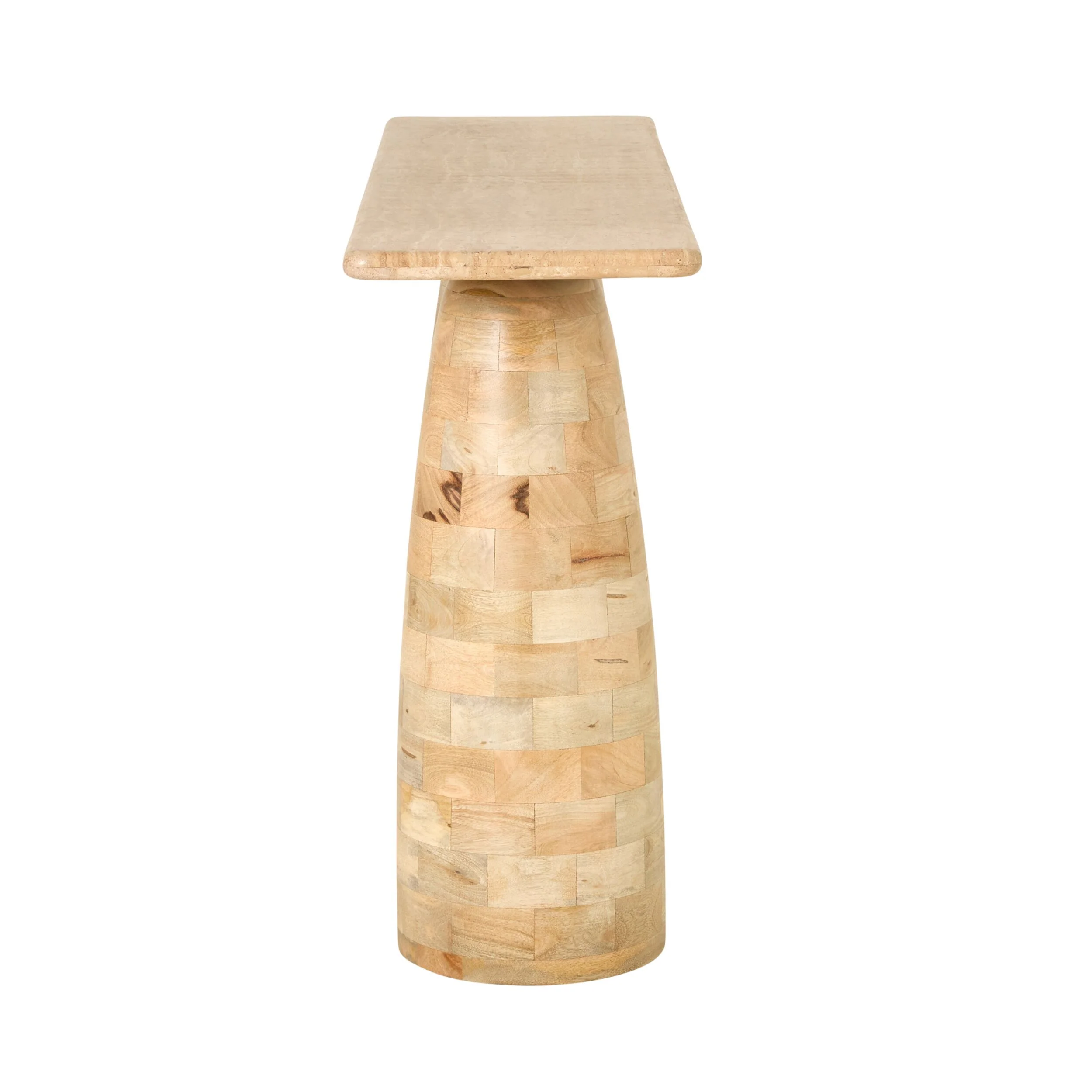 Naxos Travertine Console 140cm - Image 3