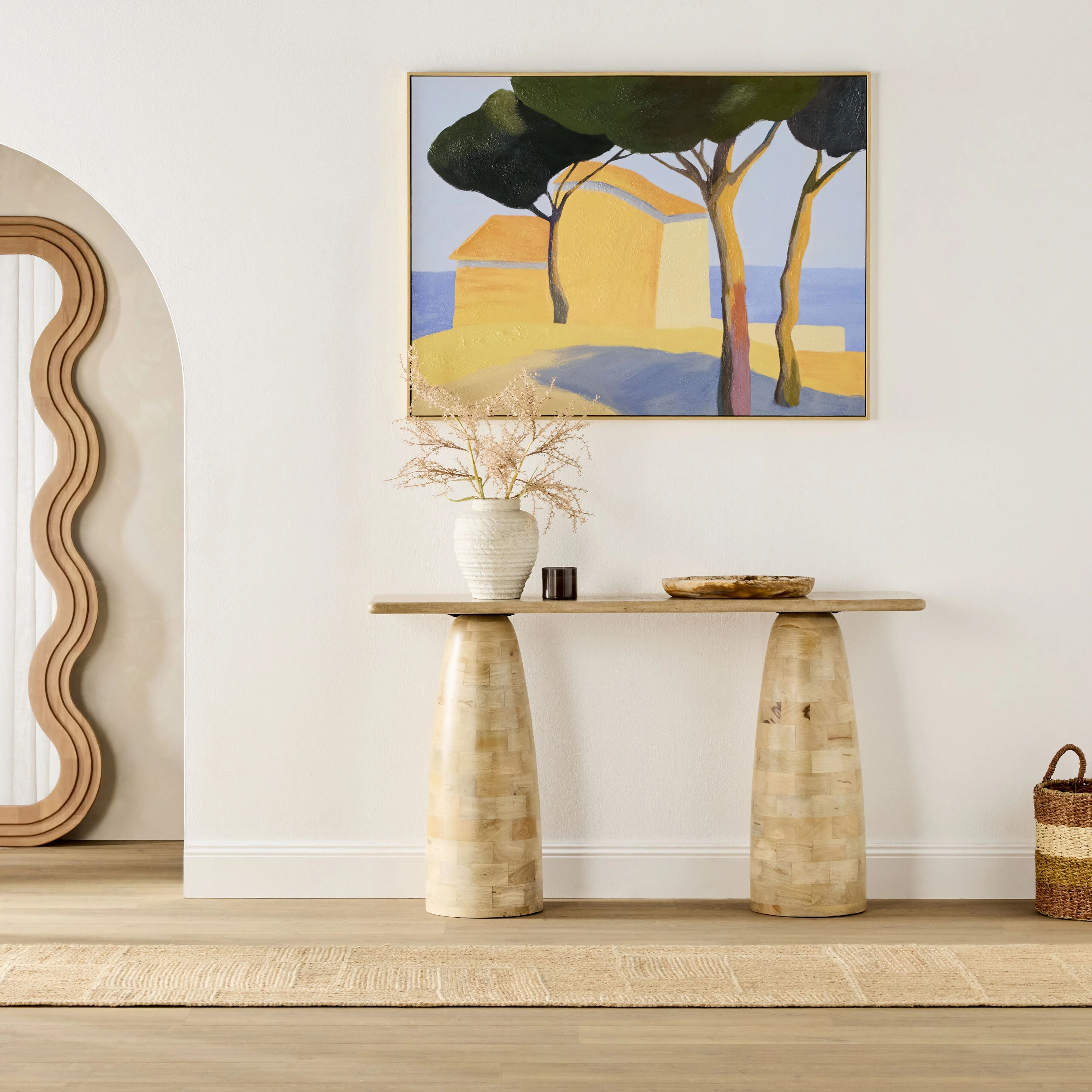 Naxos Travertine Console 140cm - Image 6
