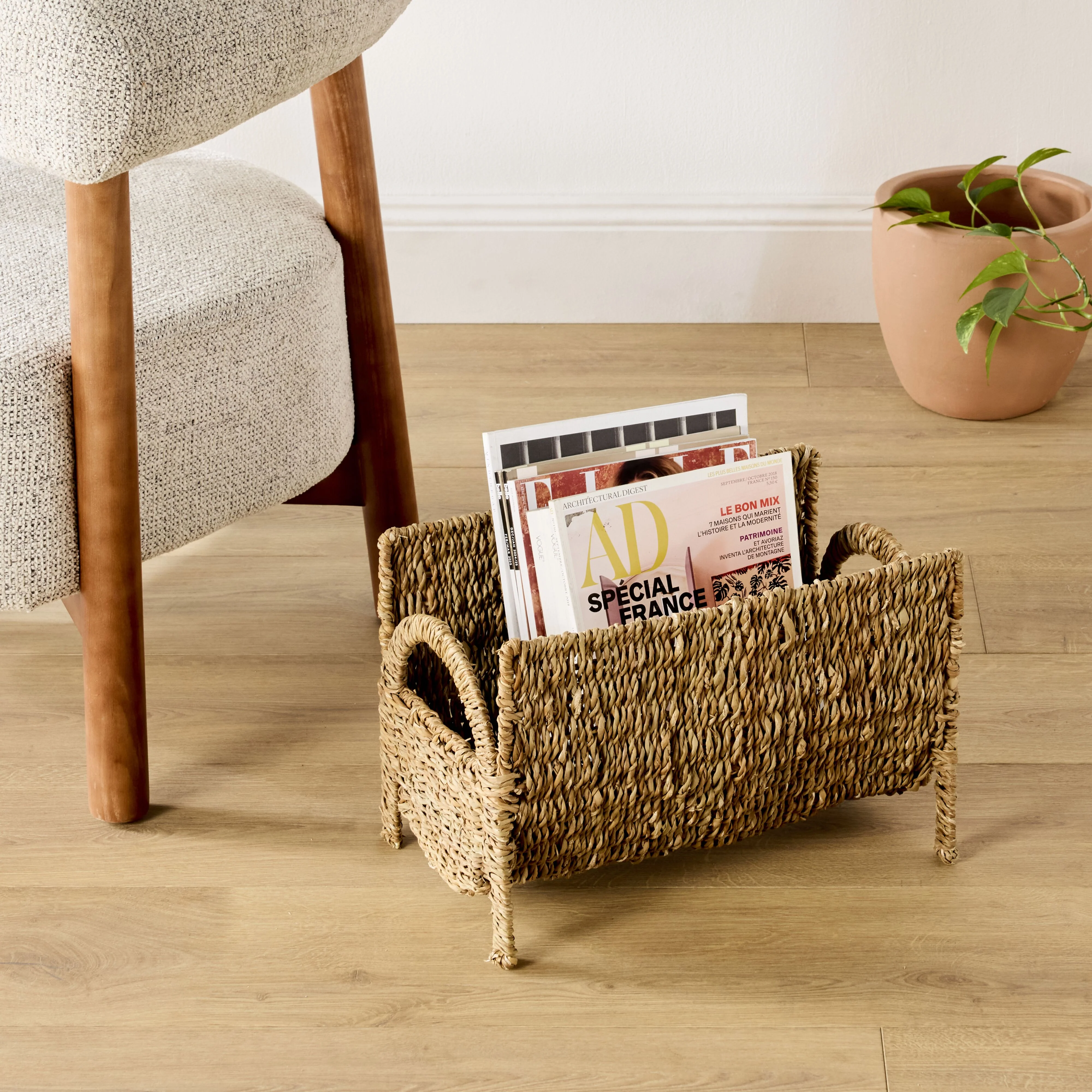 Naya Woven Magazine Holder - Image 7