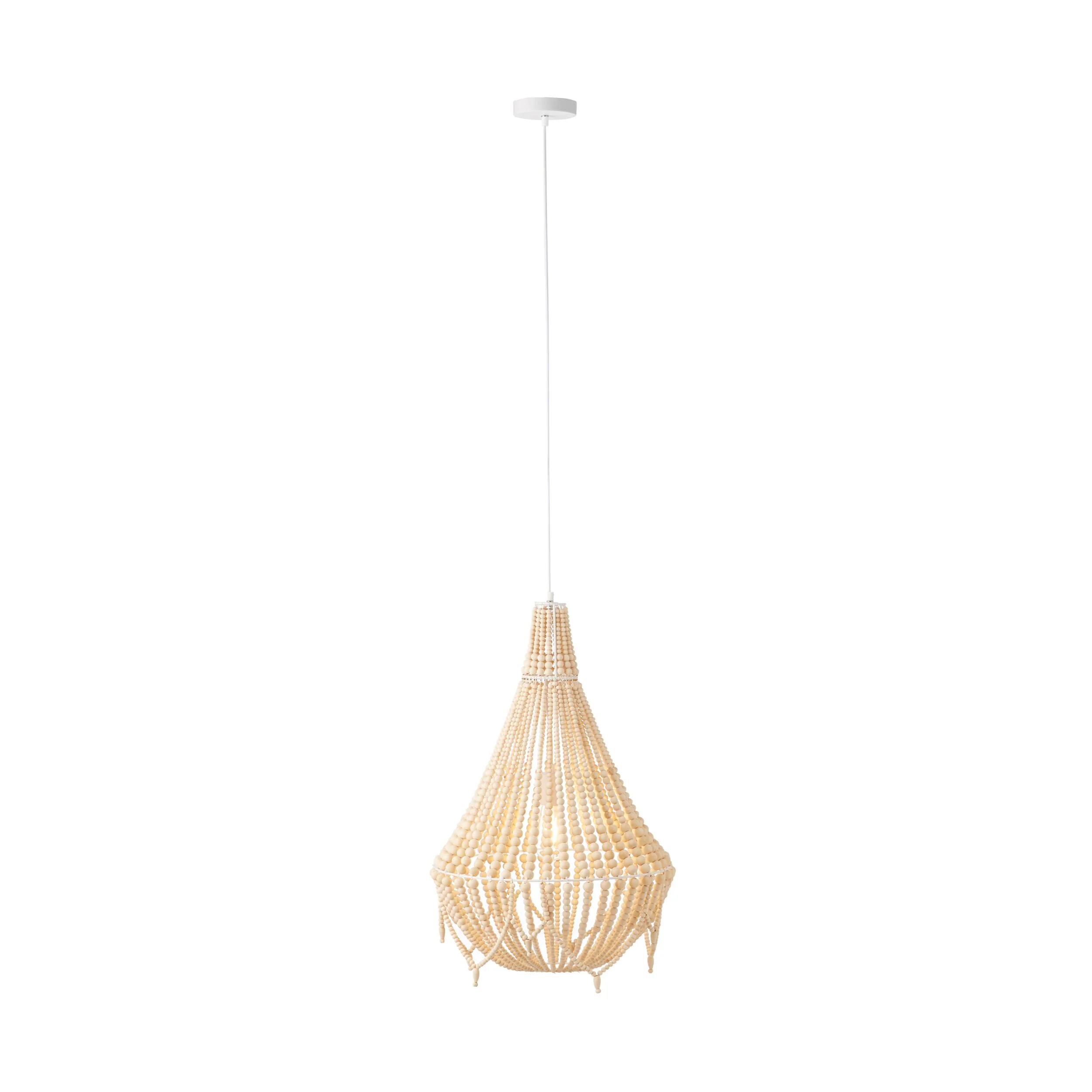 Negril Beaded Chandelier Natural - Image 2