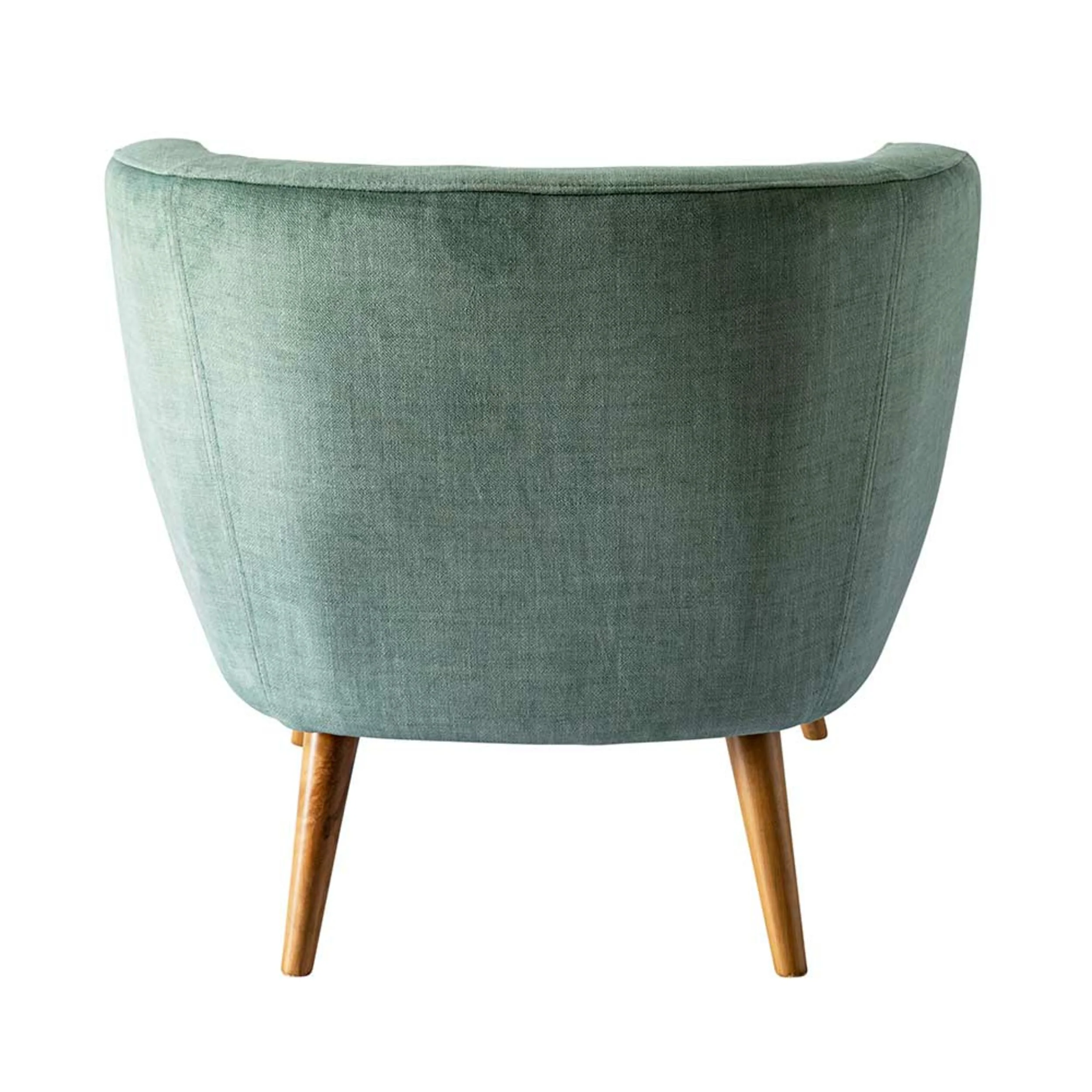 Neo Velvet Occasional Chair Green - Image 4