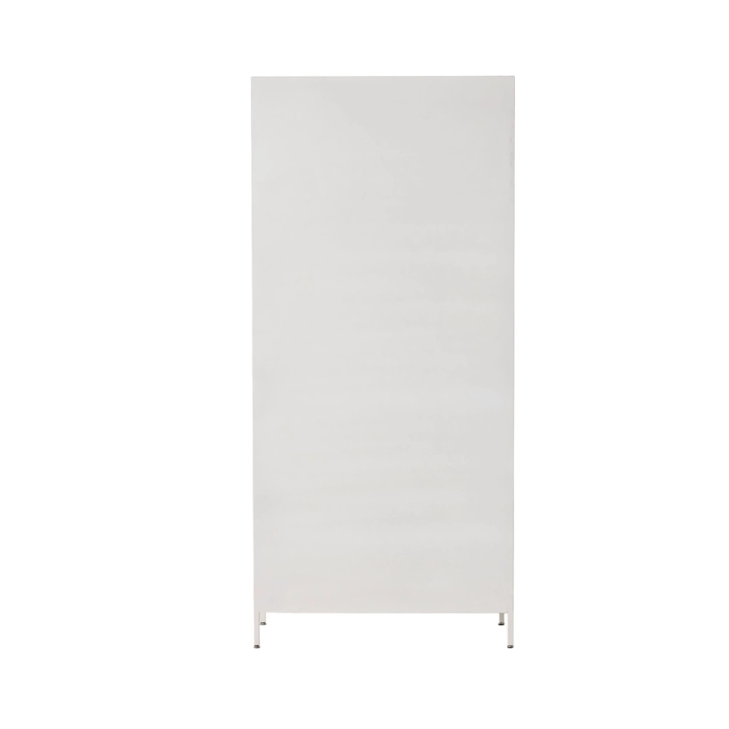 Nero 4 Door Display Cabinet 201 x 92cm White & Grey - Image 5