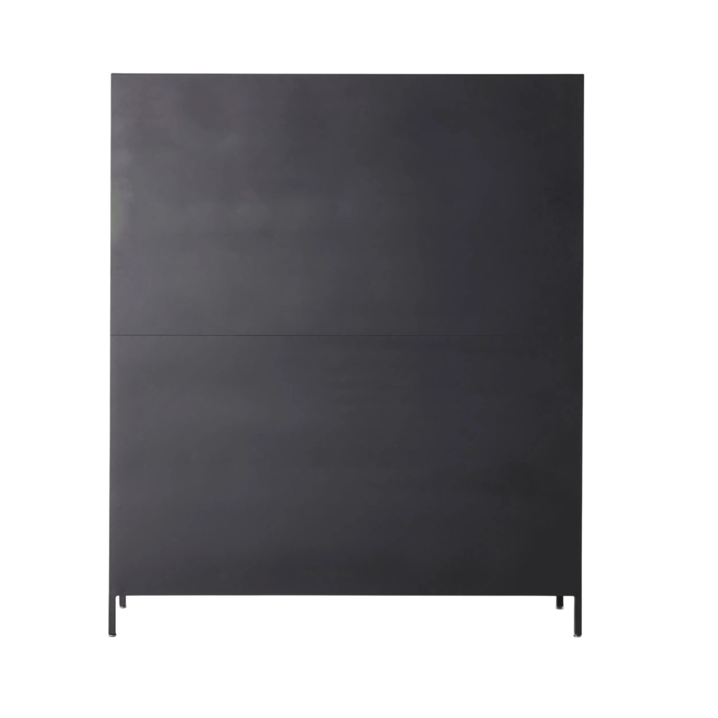 Nero 6 Door Display Cabinet 135 x 40 x 160cm Black - Image 5