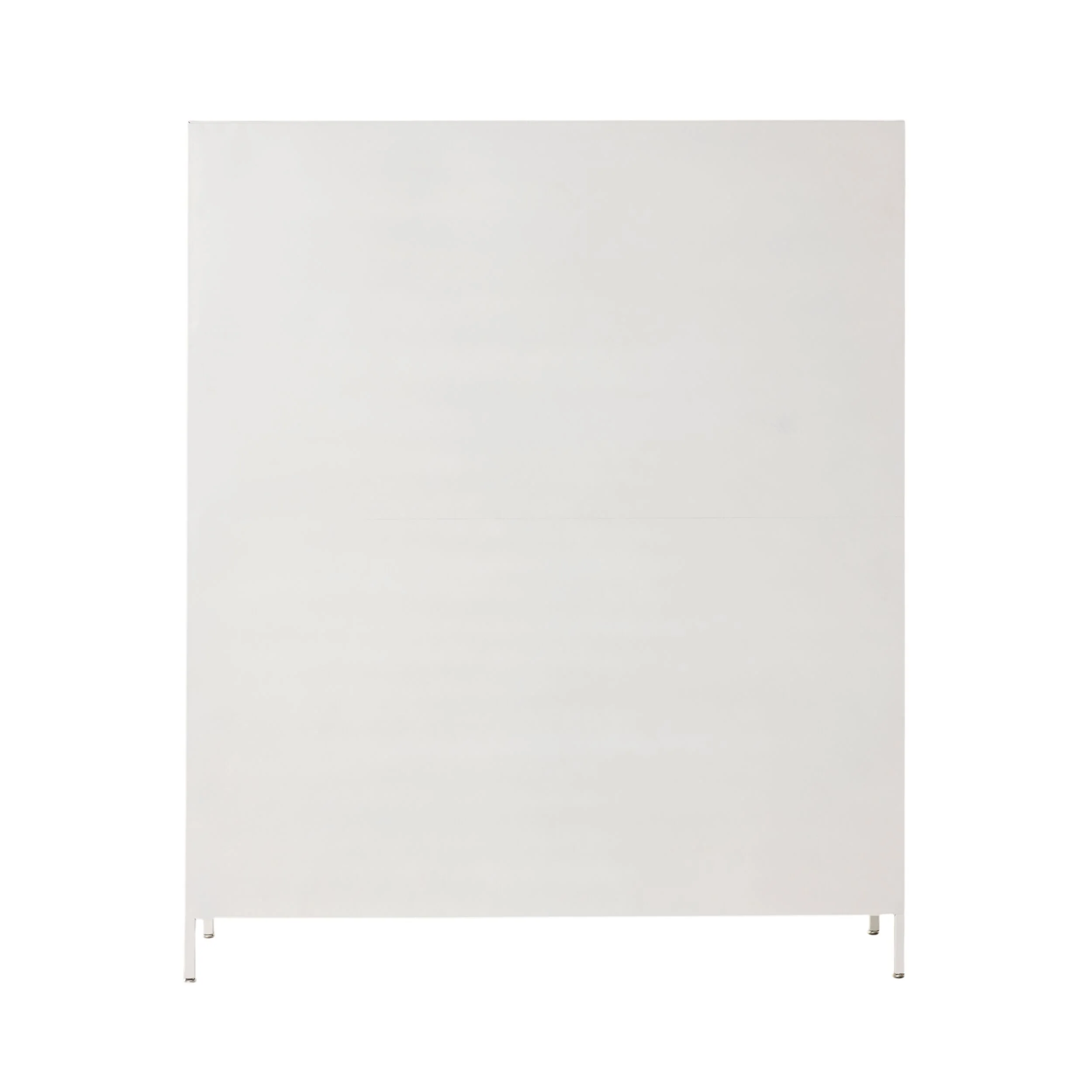 Nero 6 Door Display Cabinet 135 x 40 x 160cm White & Grey - Image 5