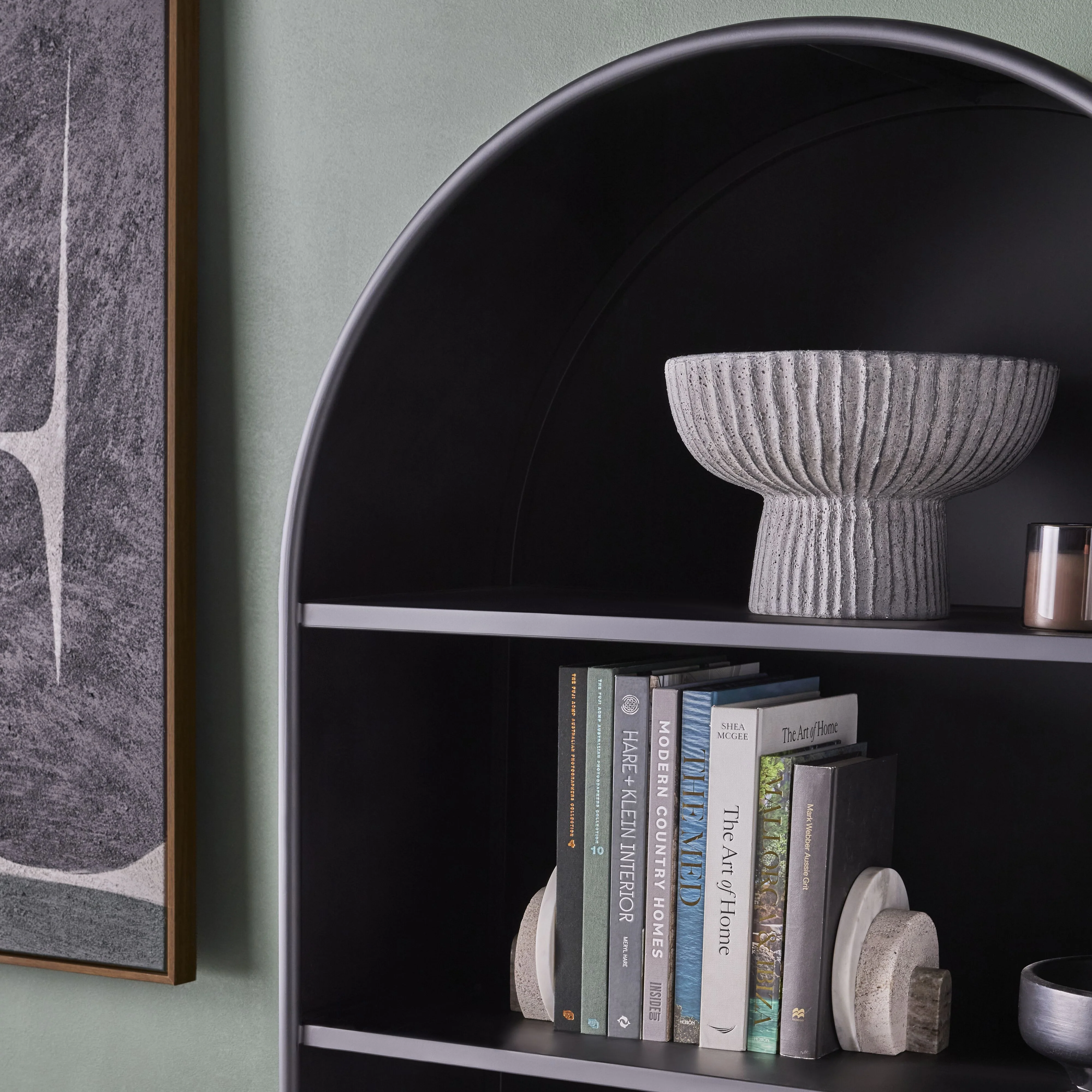 Nero Arched Bookshelf - Image 9