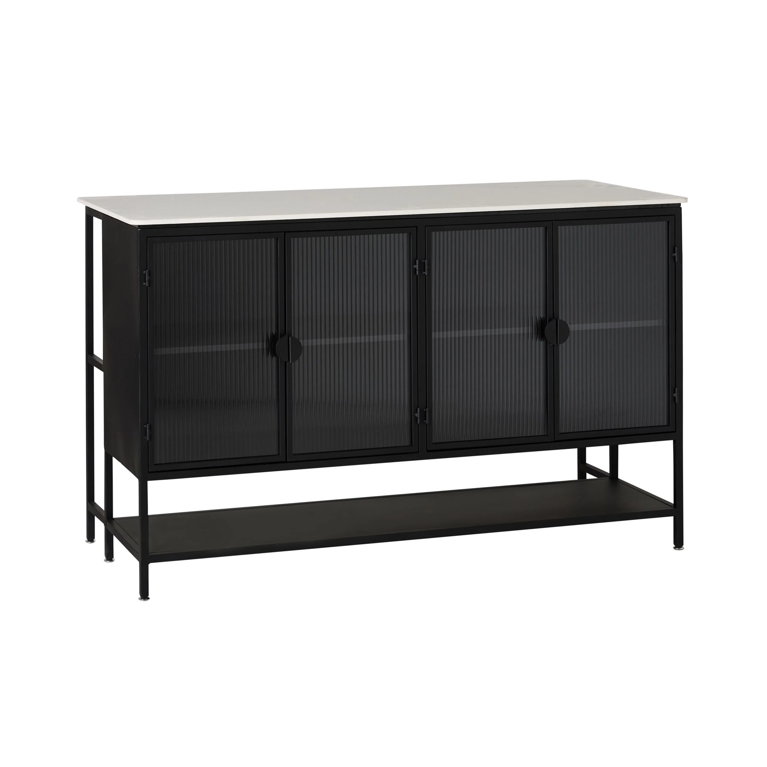 Nero Kitchen Island Bench Black 150cm - Image 2