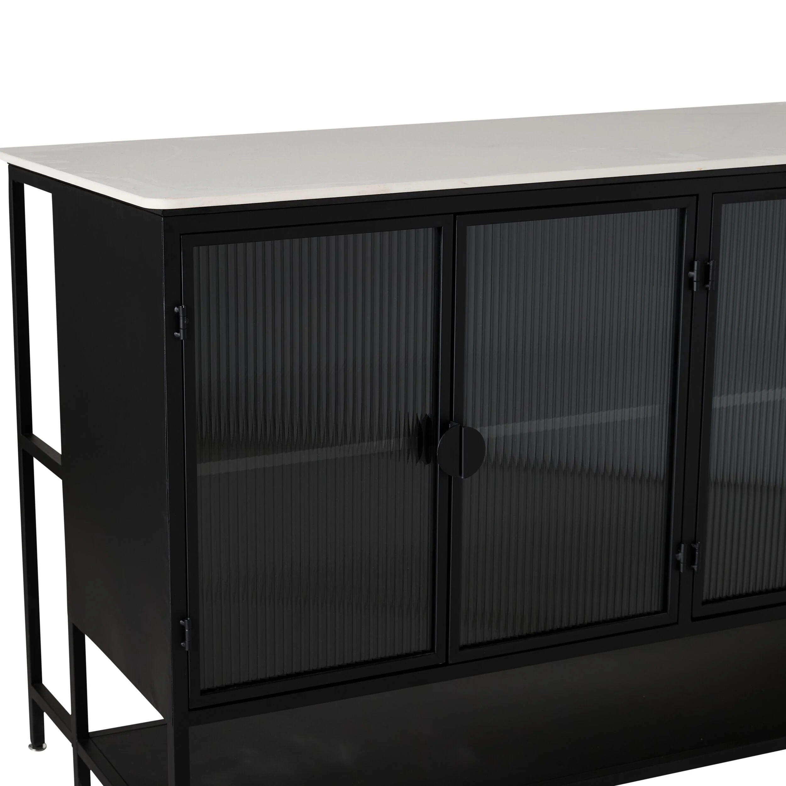 Nero Kitchen Island Bench Black 150cm - Image 7