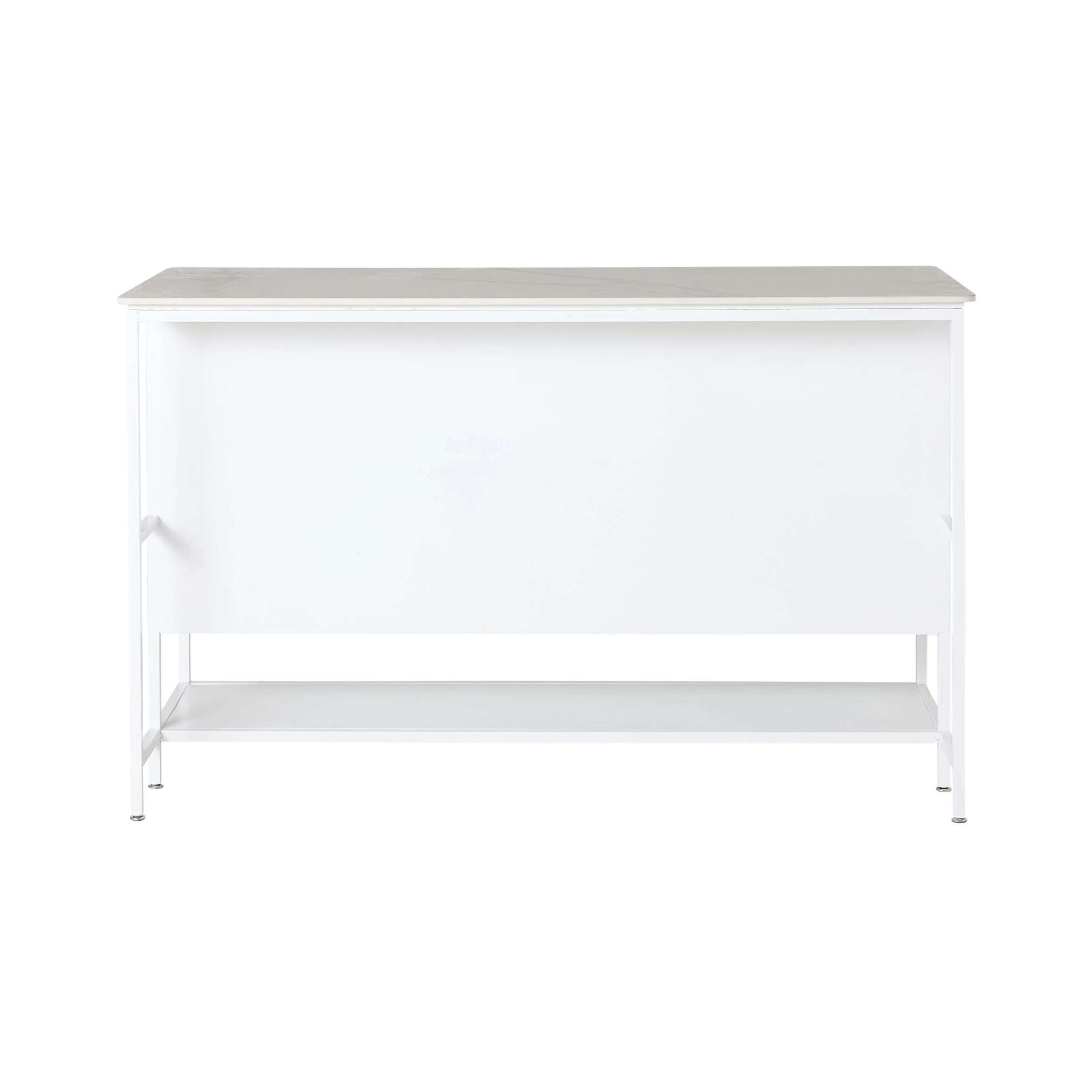Nero Kitchen Island Bench White 150cm - Image 5