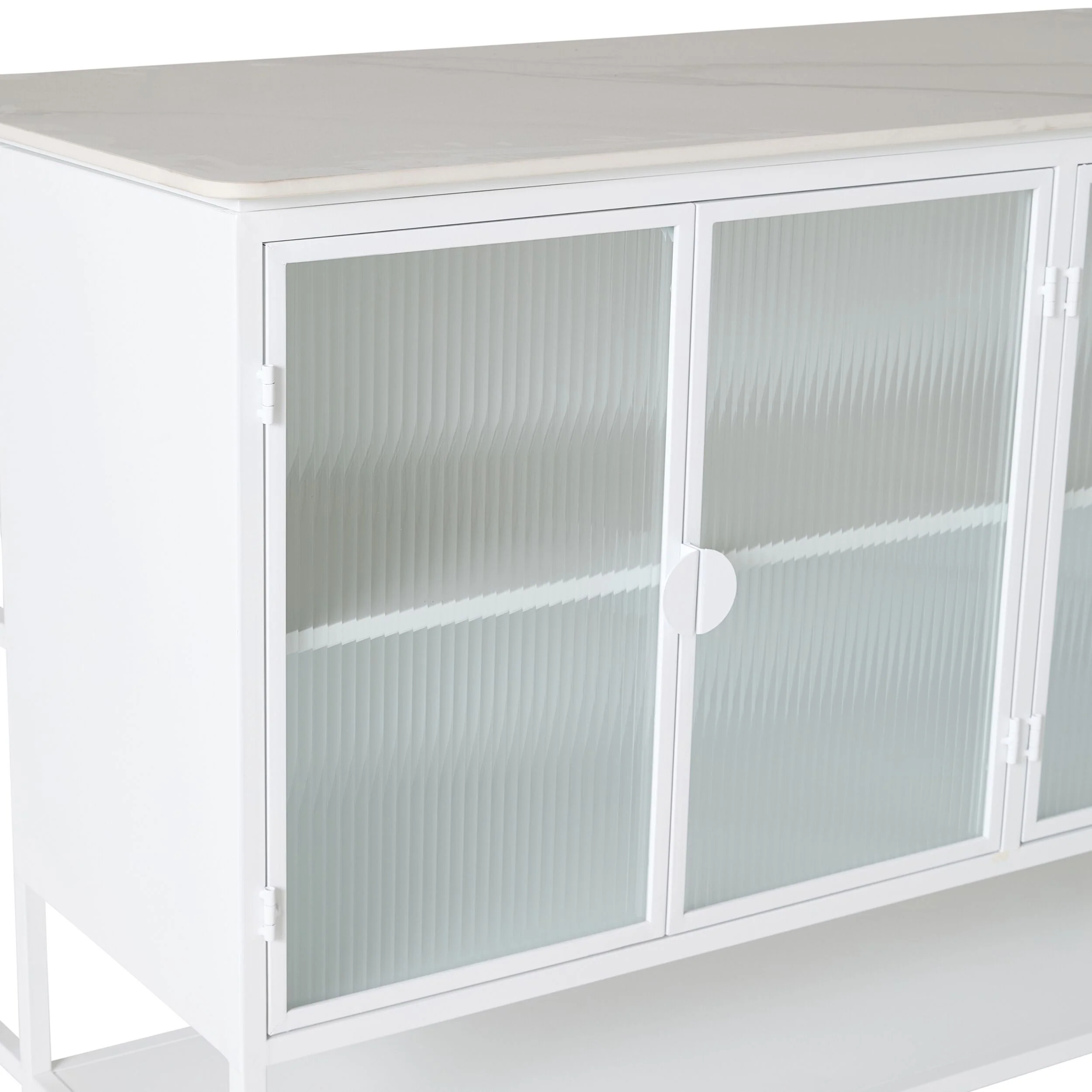 Nero Kitchen Island Bench White 150cm - Image 7