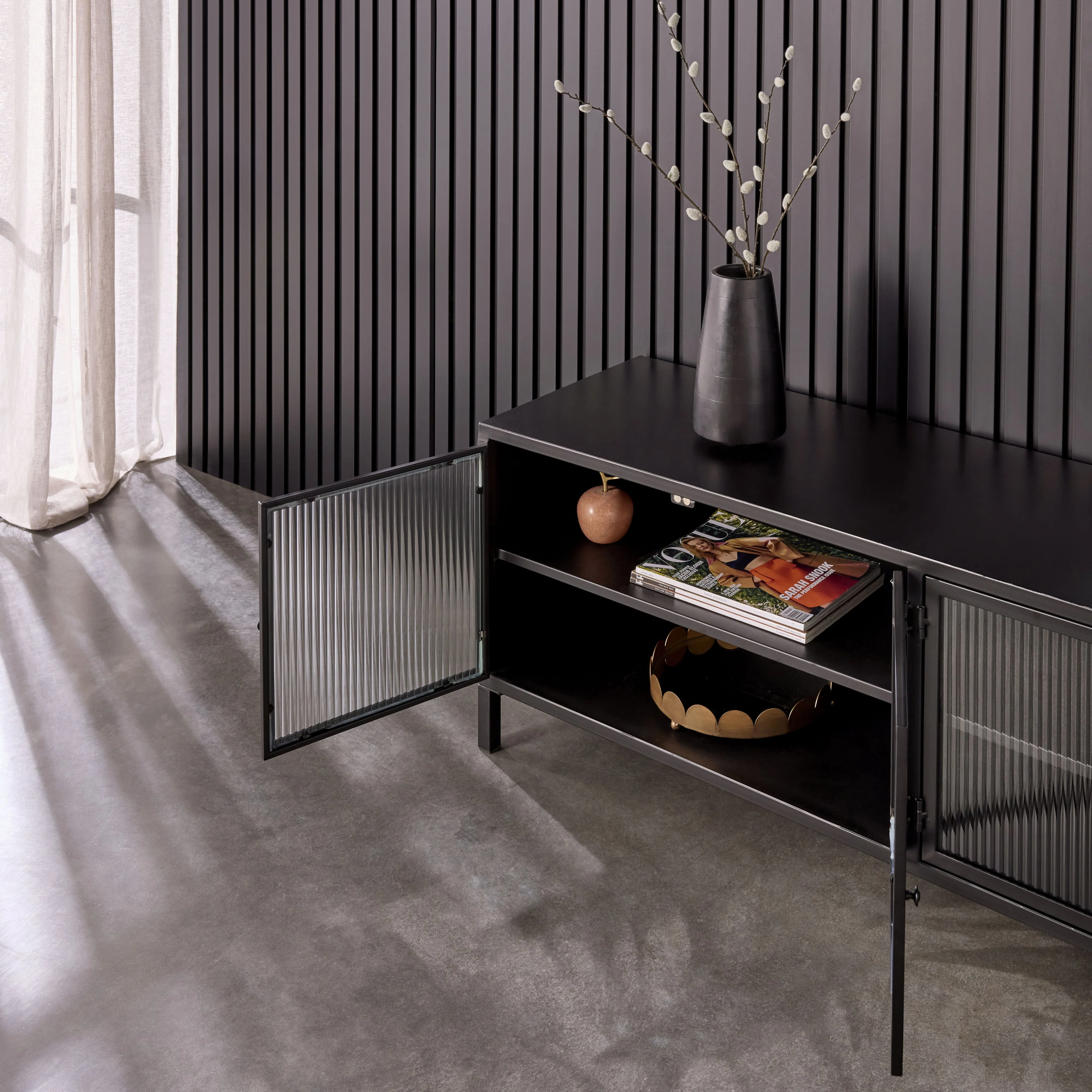 Nero Large Entertainment Unit 220cm - Image 11