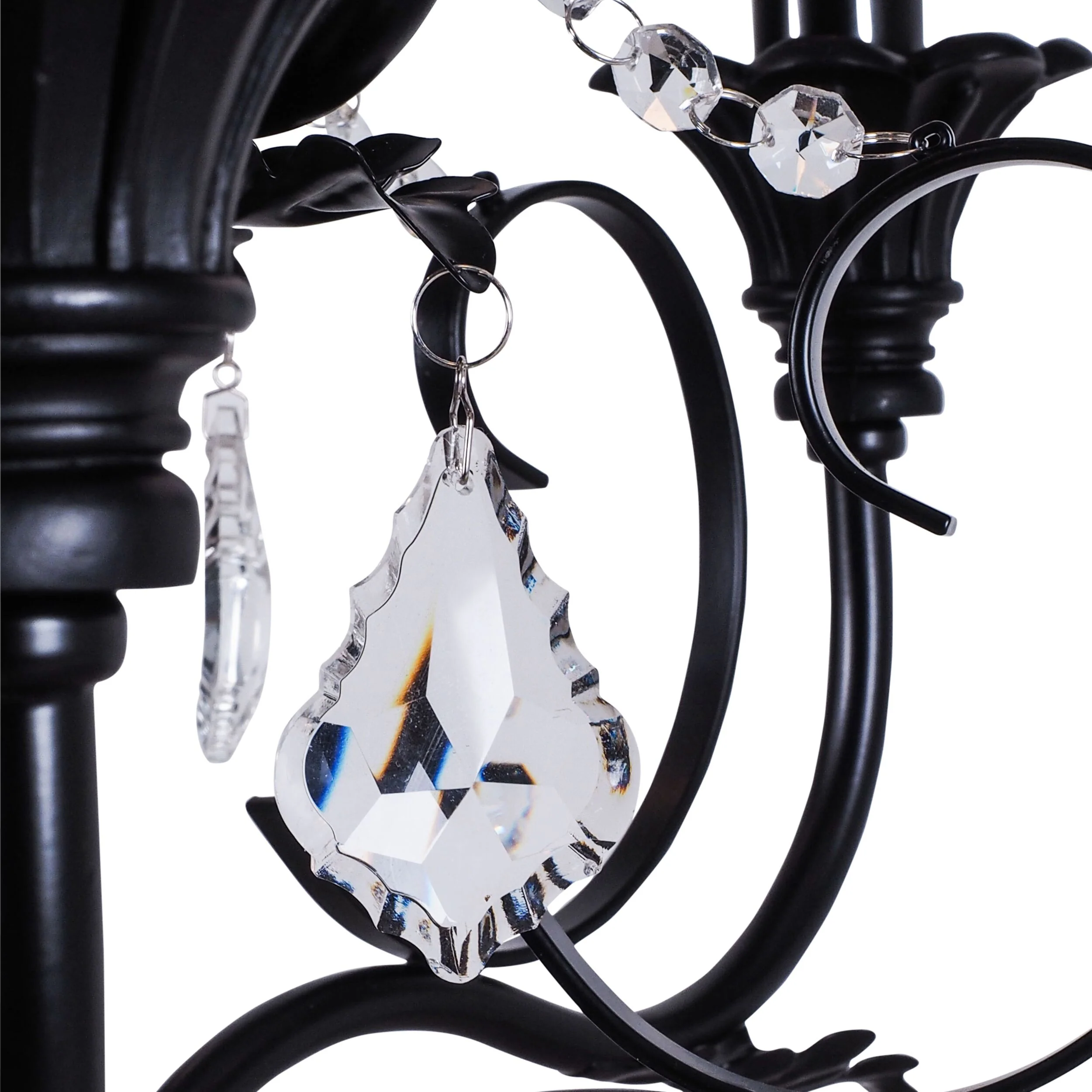 Nevada 9 Light Chandelier Black - Image 3