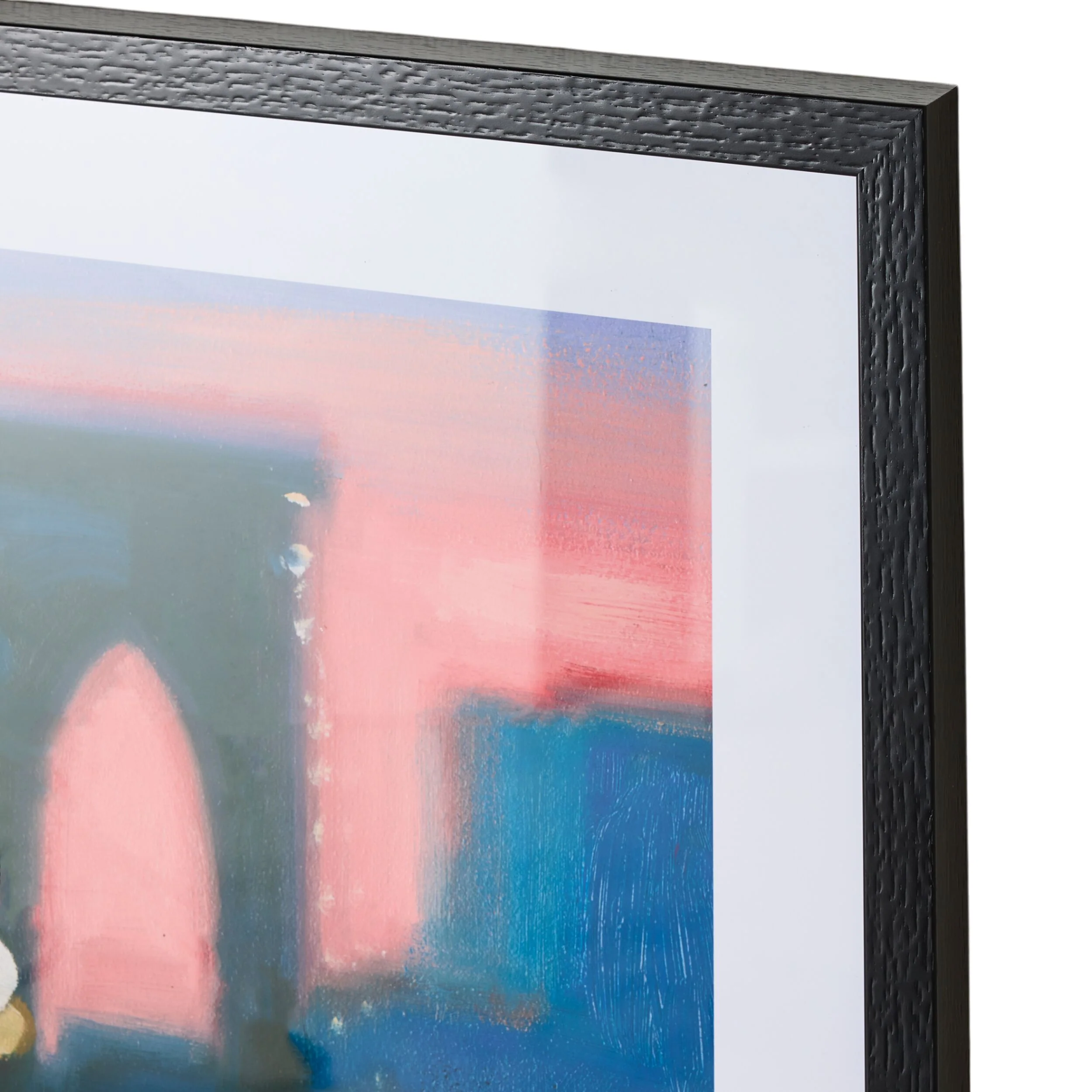 New York At Dusk Framed Glass Print 102.8x72.8cm - Image 3