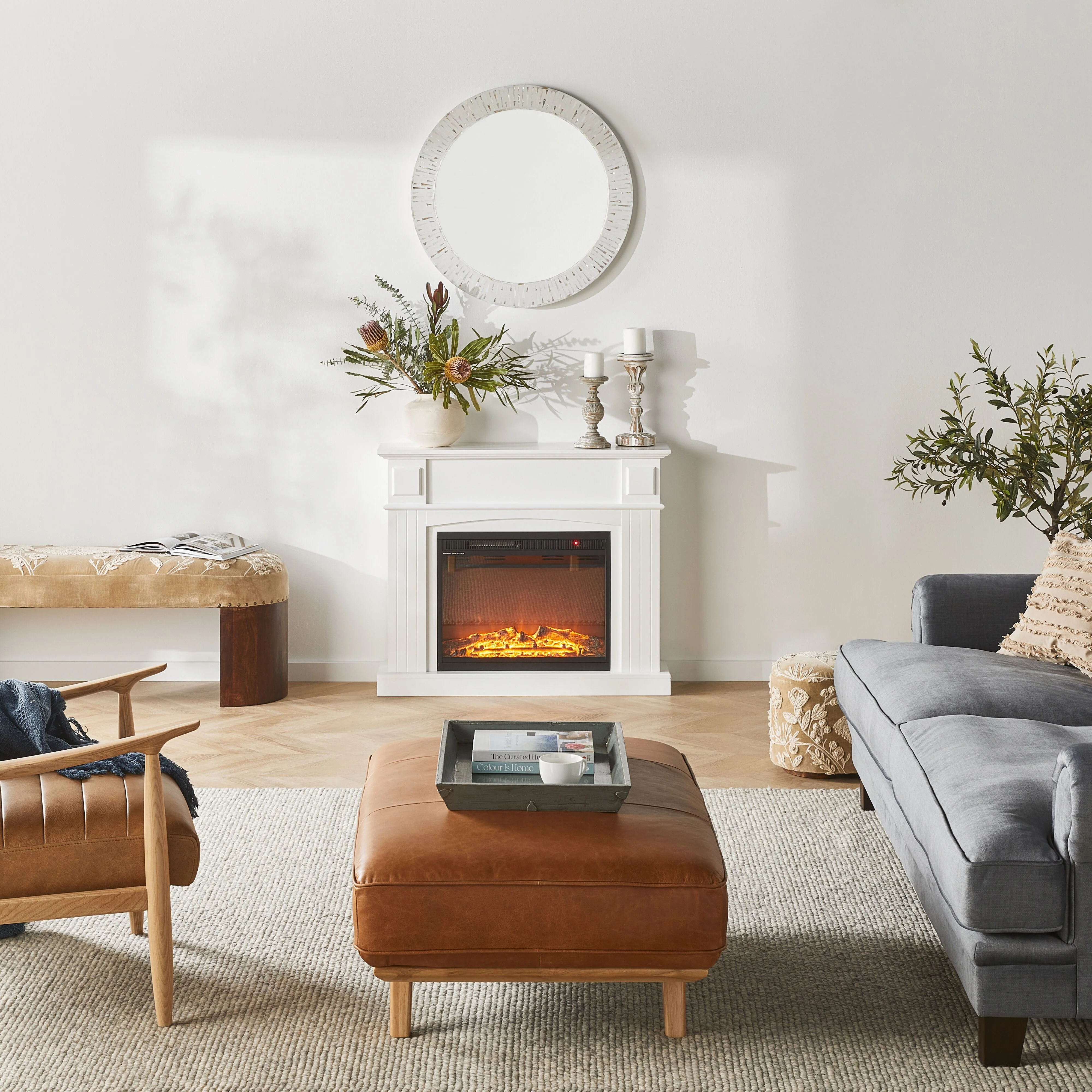Newcastle Fireplace 99x25x82.5cm - Image 5