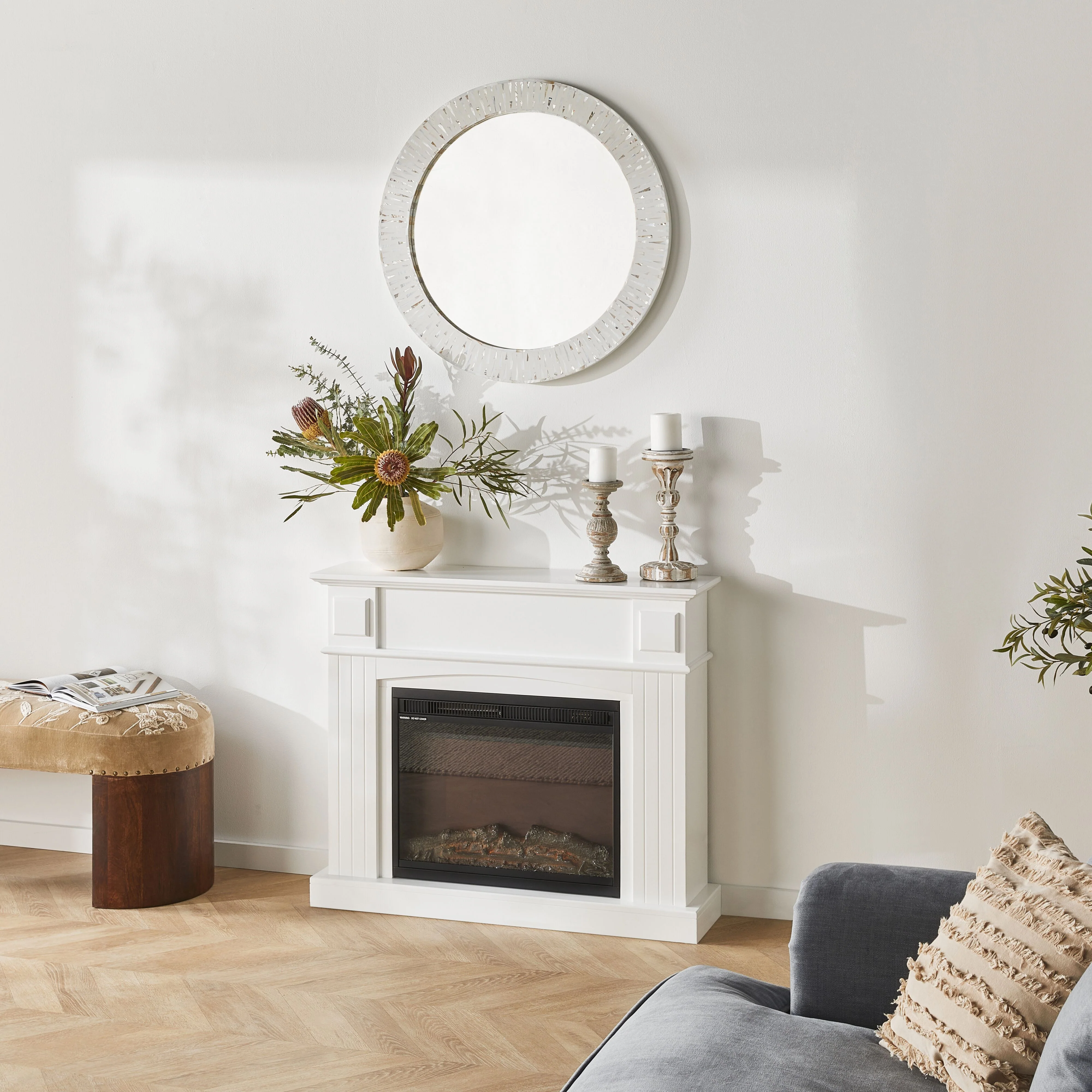 Newcastle Fireplace 99x25x82.5cm - Image 6