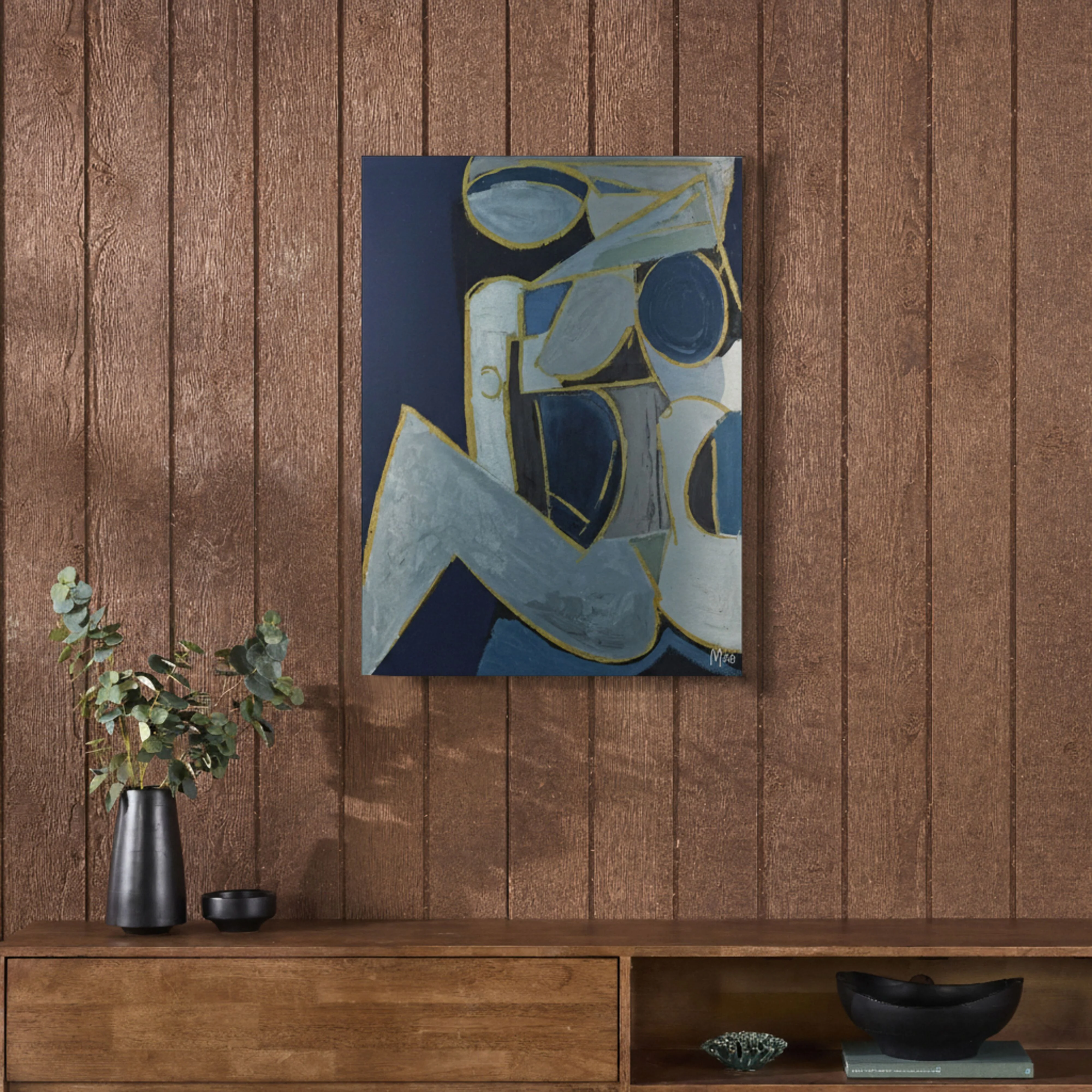 Night Study Aluminium Print 75x100cm - Image 7