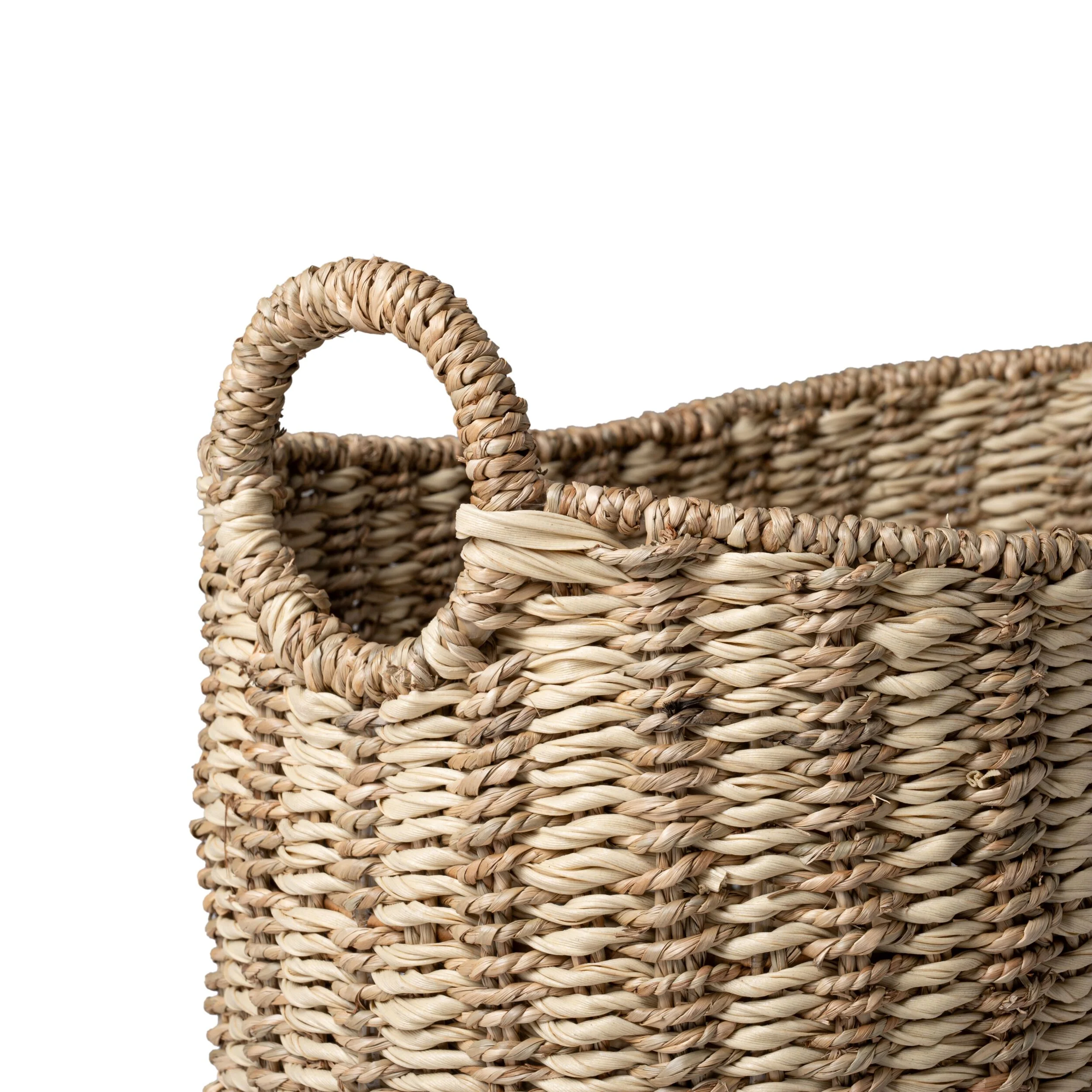 Nile Twisted Seagrass Small Oval Basket - Image 2