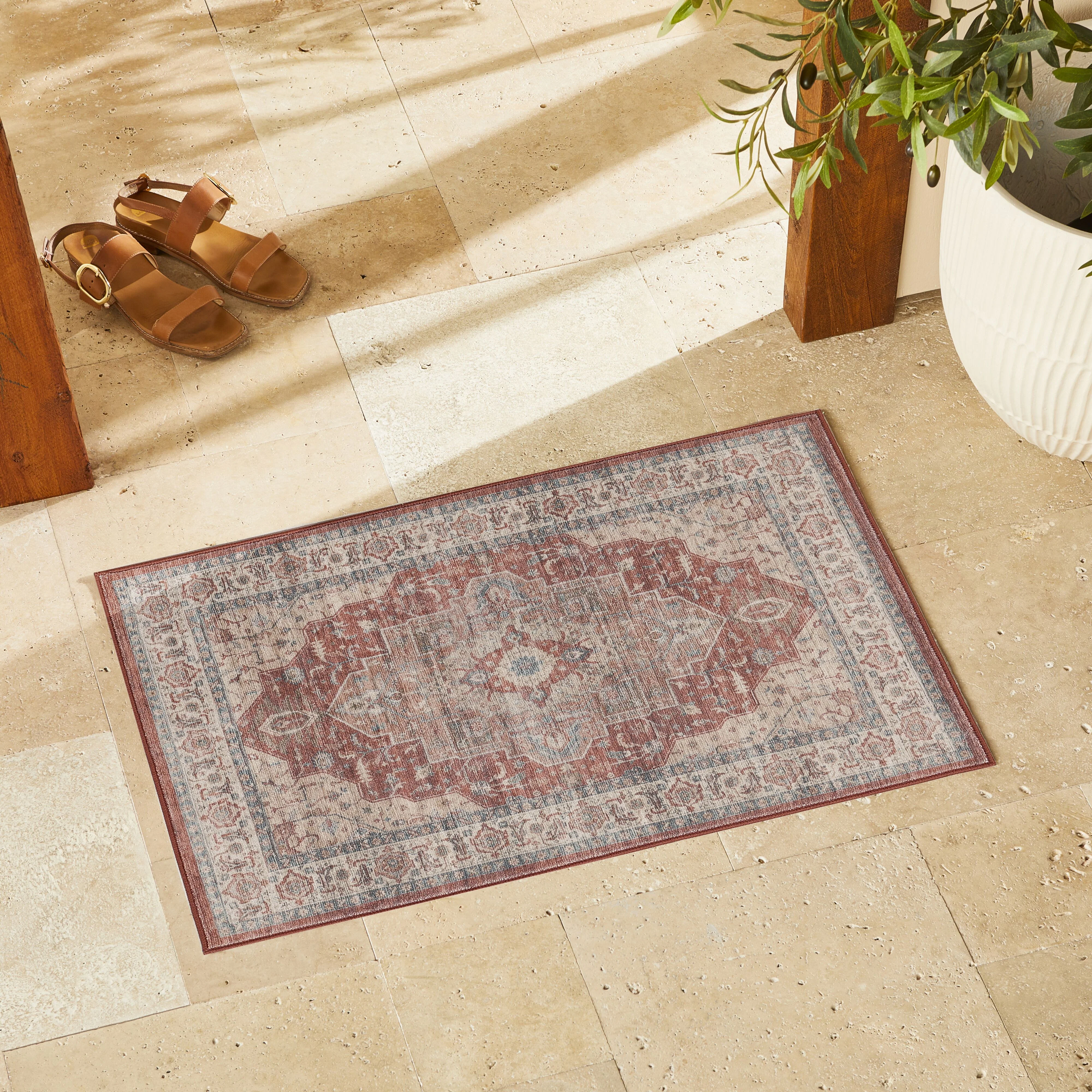 Noor Washable Doormat 60x90cm - Image 5
