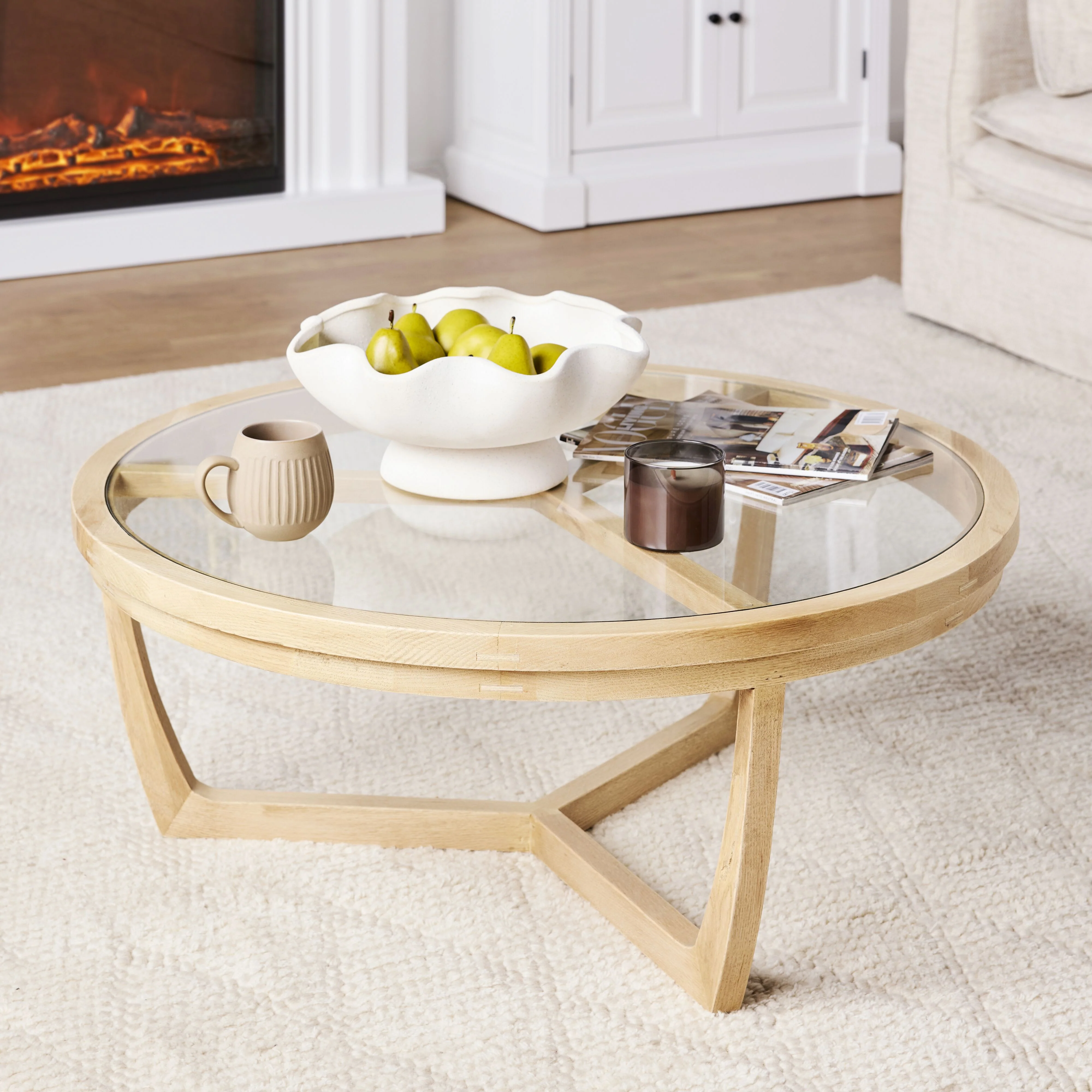 Nori Glass Top Coffee table - Image 4