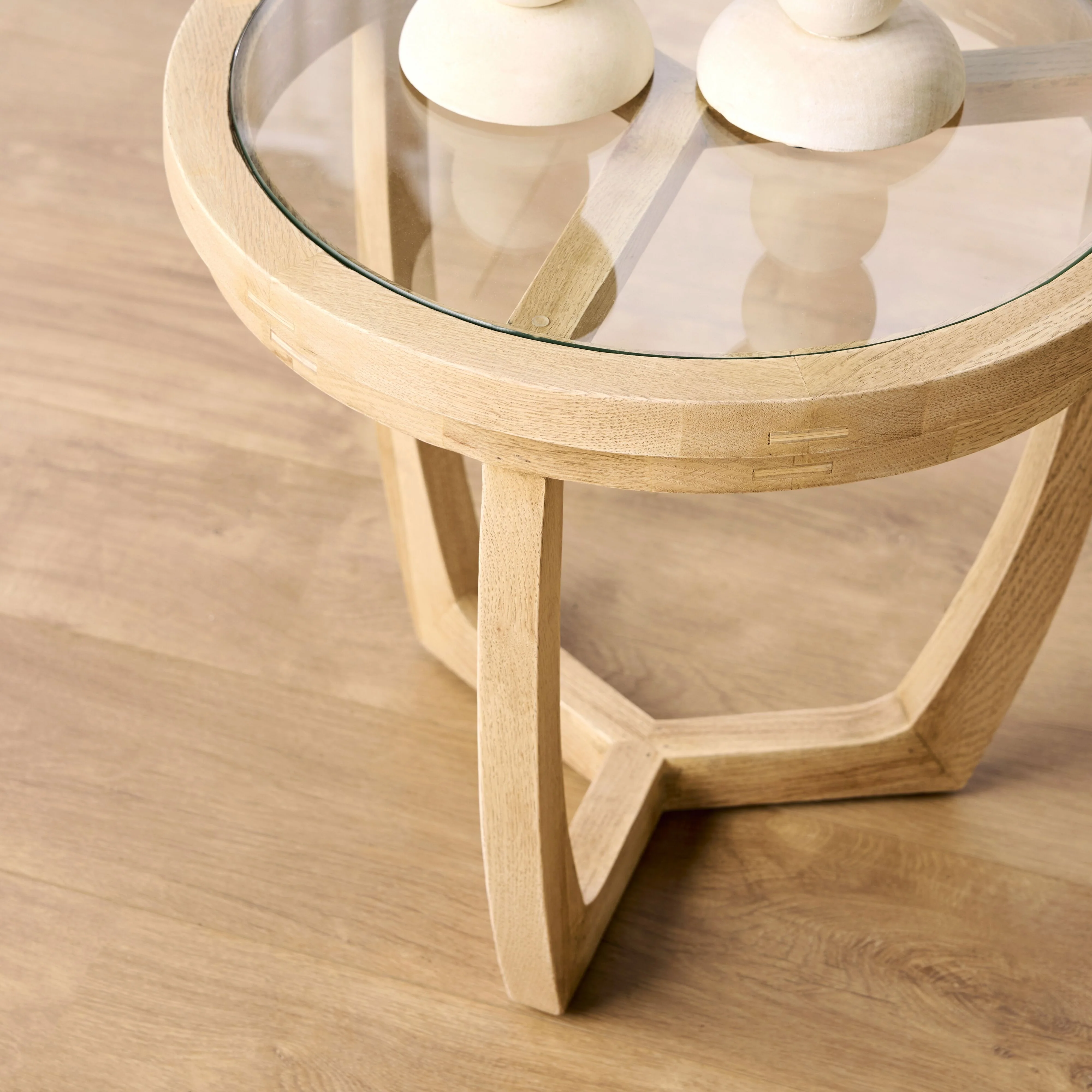 Nori Glass Top Side table - Image 5