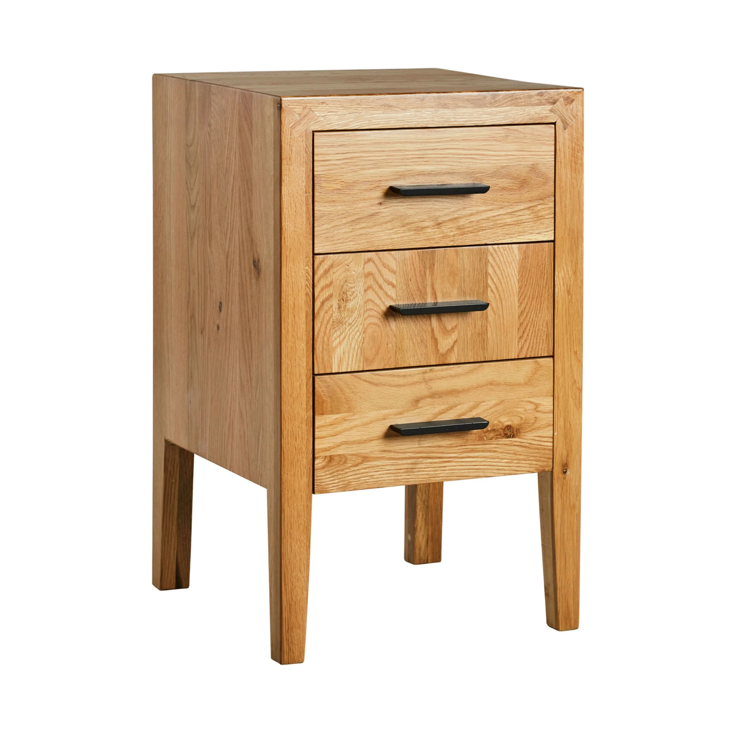 Oakdale 3 Drawer Bedside Table - Image 3