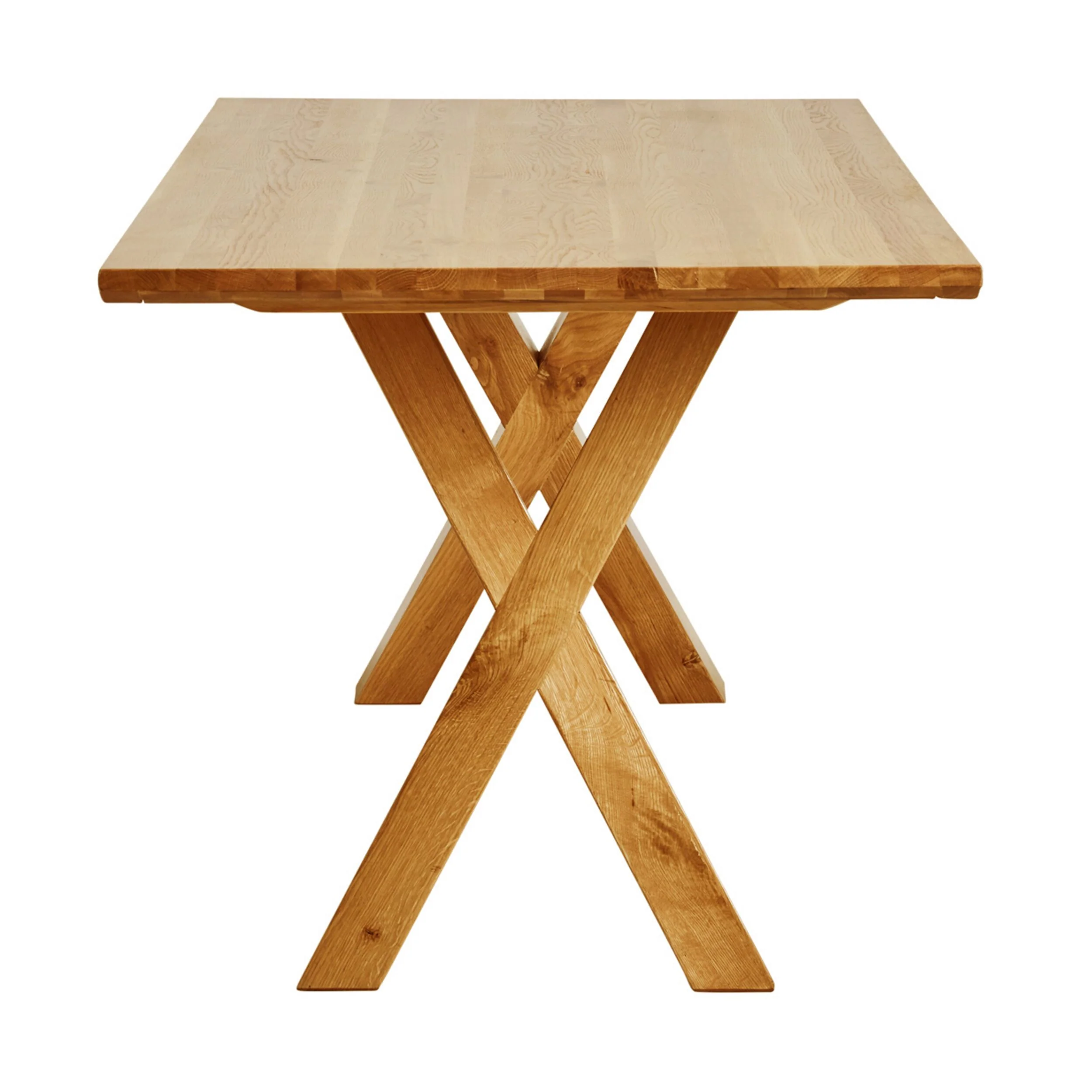 Oakdale Cross Leg Timber Dining Table 200cm - Image 3