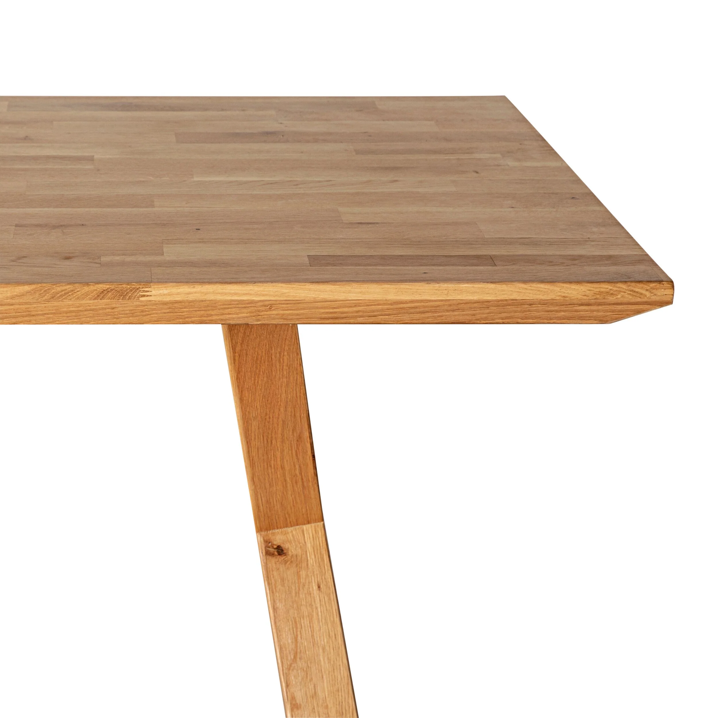 Oakdale Cross Leg Timber Dining Table 240cm - Image 5